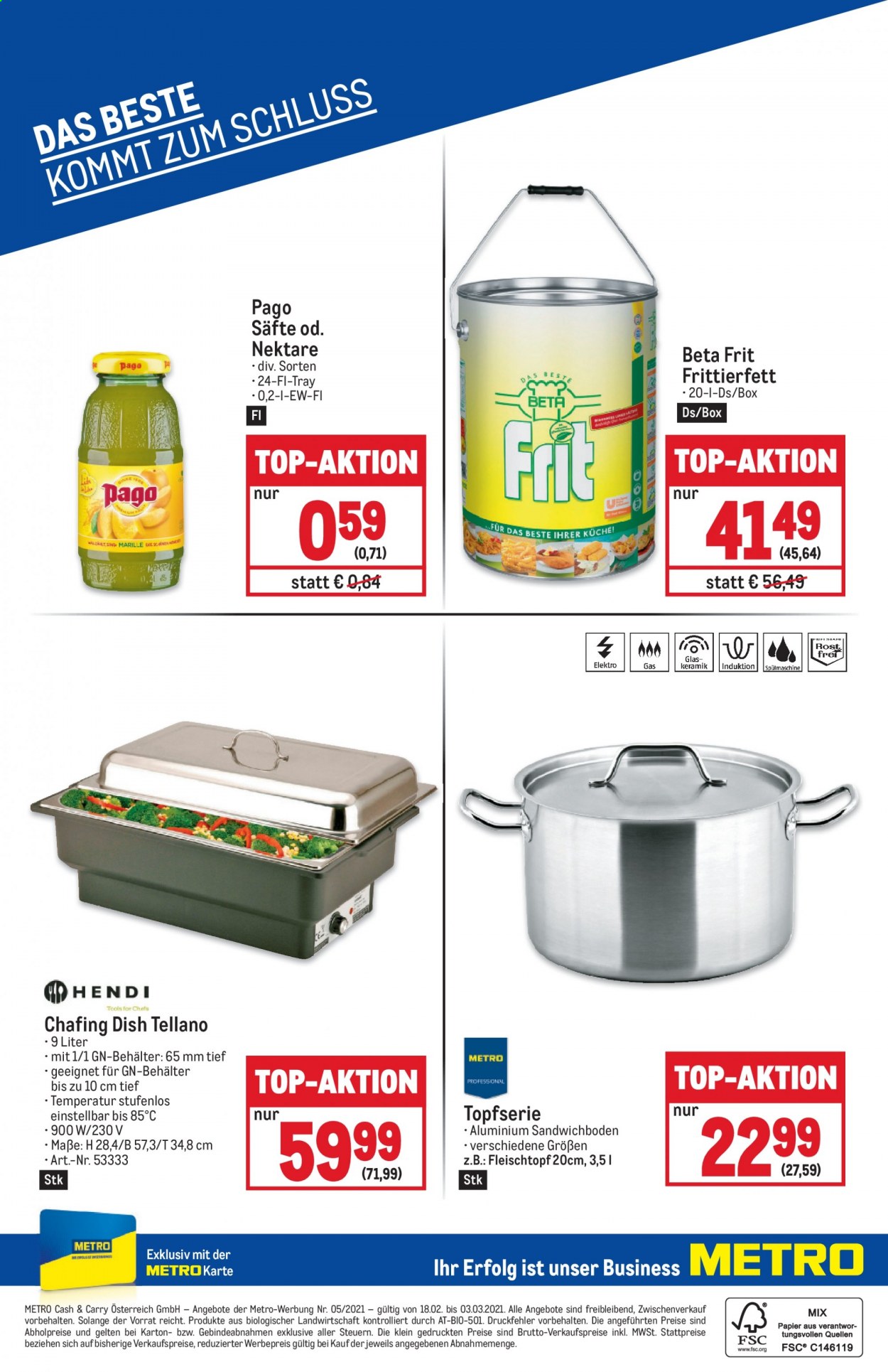 Angebote Metro - 18.2.2021 - 3.3.2021. Seite 28