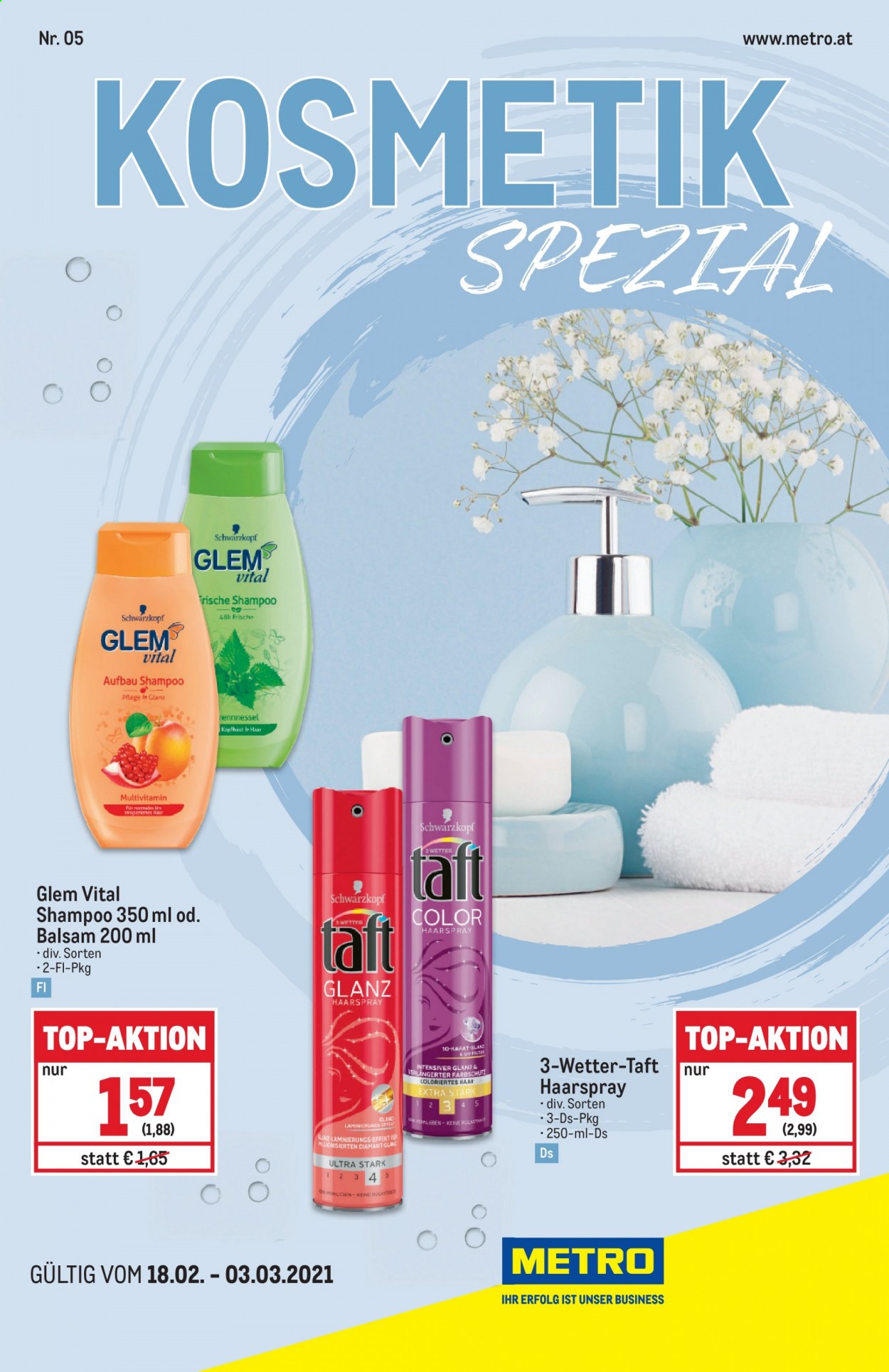 Angebote Metro - 18.2.2021 - 3.3.2021. Seite 1