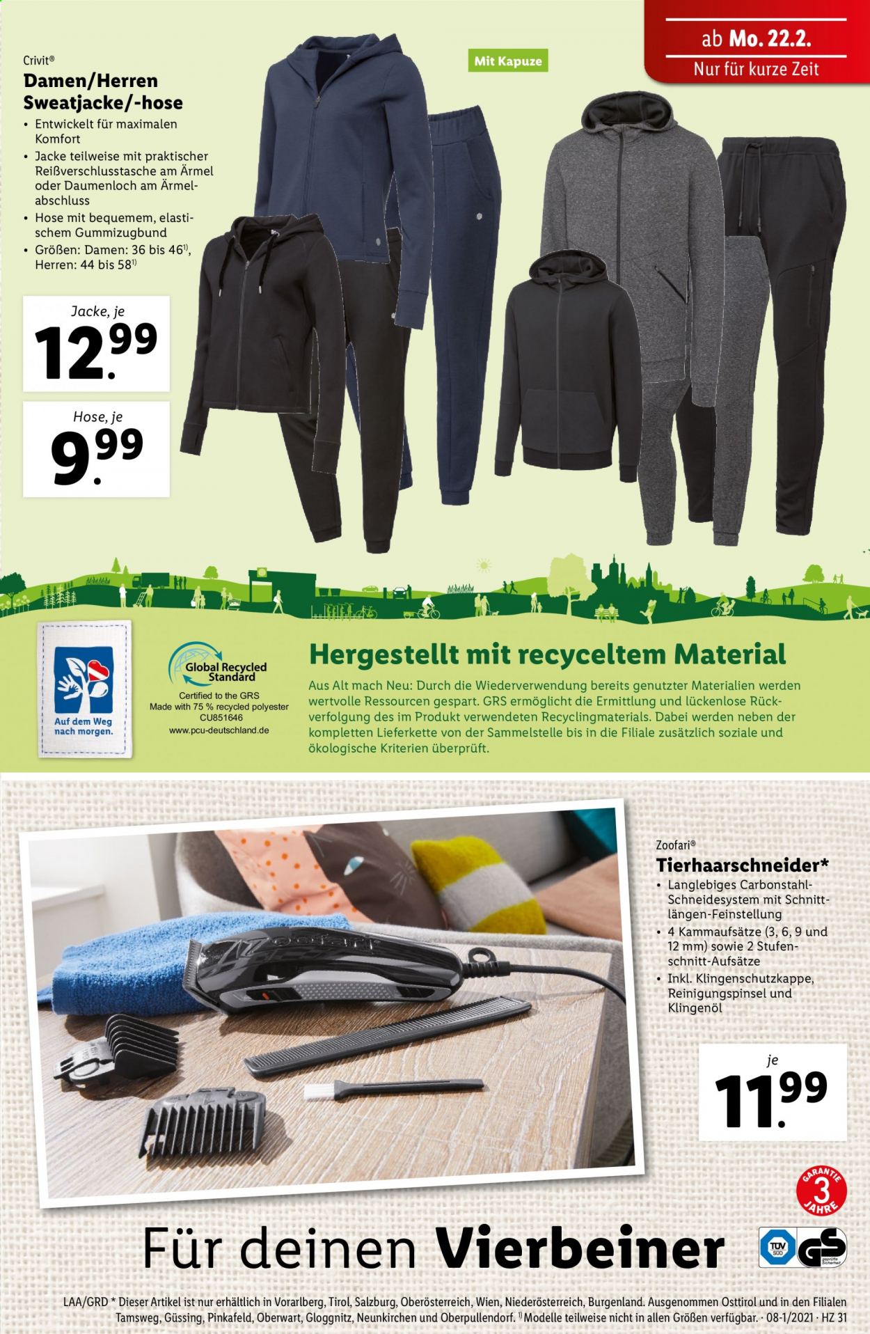 Angebote Lidl - 18.2.2021 - 24.2.2021. Seite 31