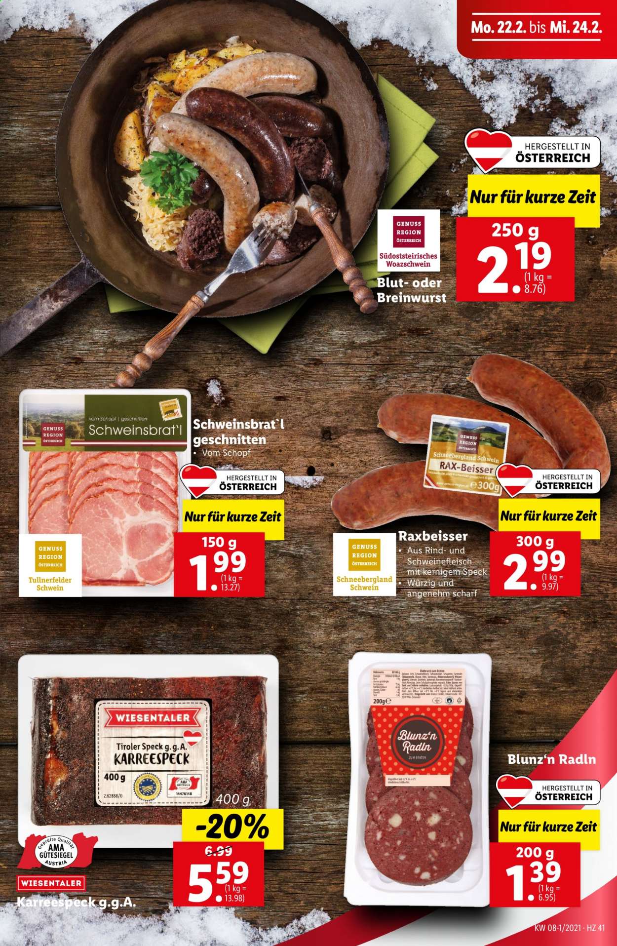 Angebote Lidl - 18.2.2021 - 24.2.2021. Seite 41
