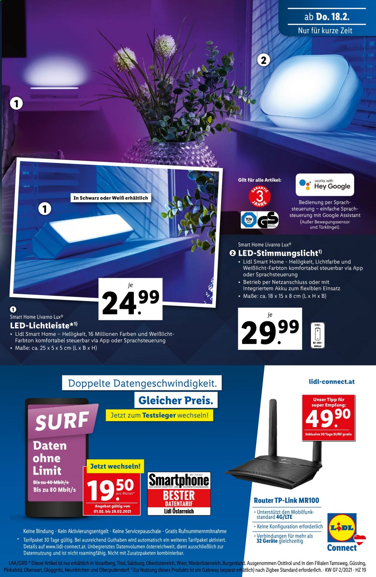 Angebote Lidl - 18.2.2021 - 24.2.2021. Seite 19