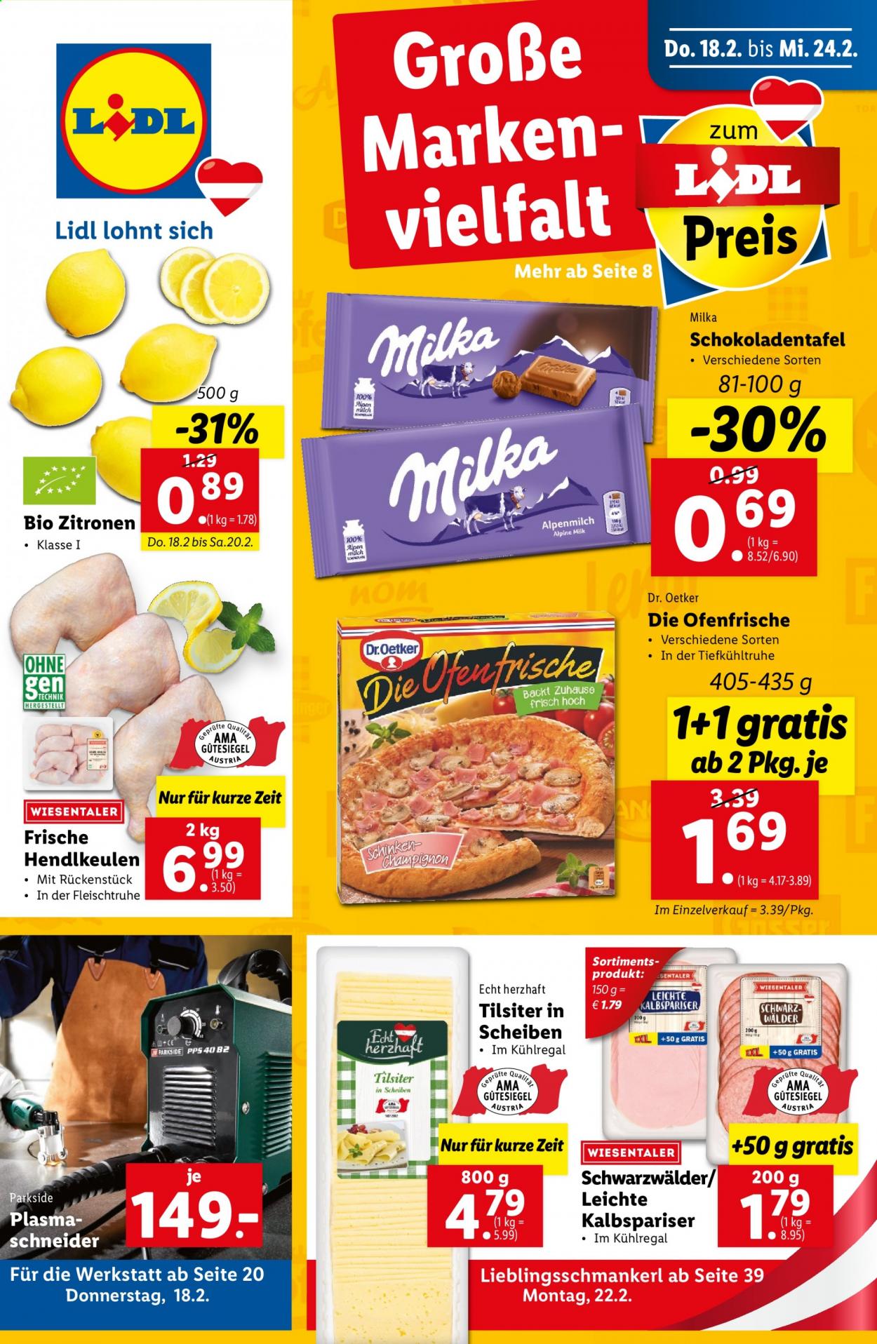 Angebote Lidl - 18.2.2021 - 24.2.2021. Seite 1