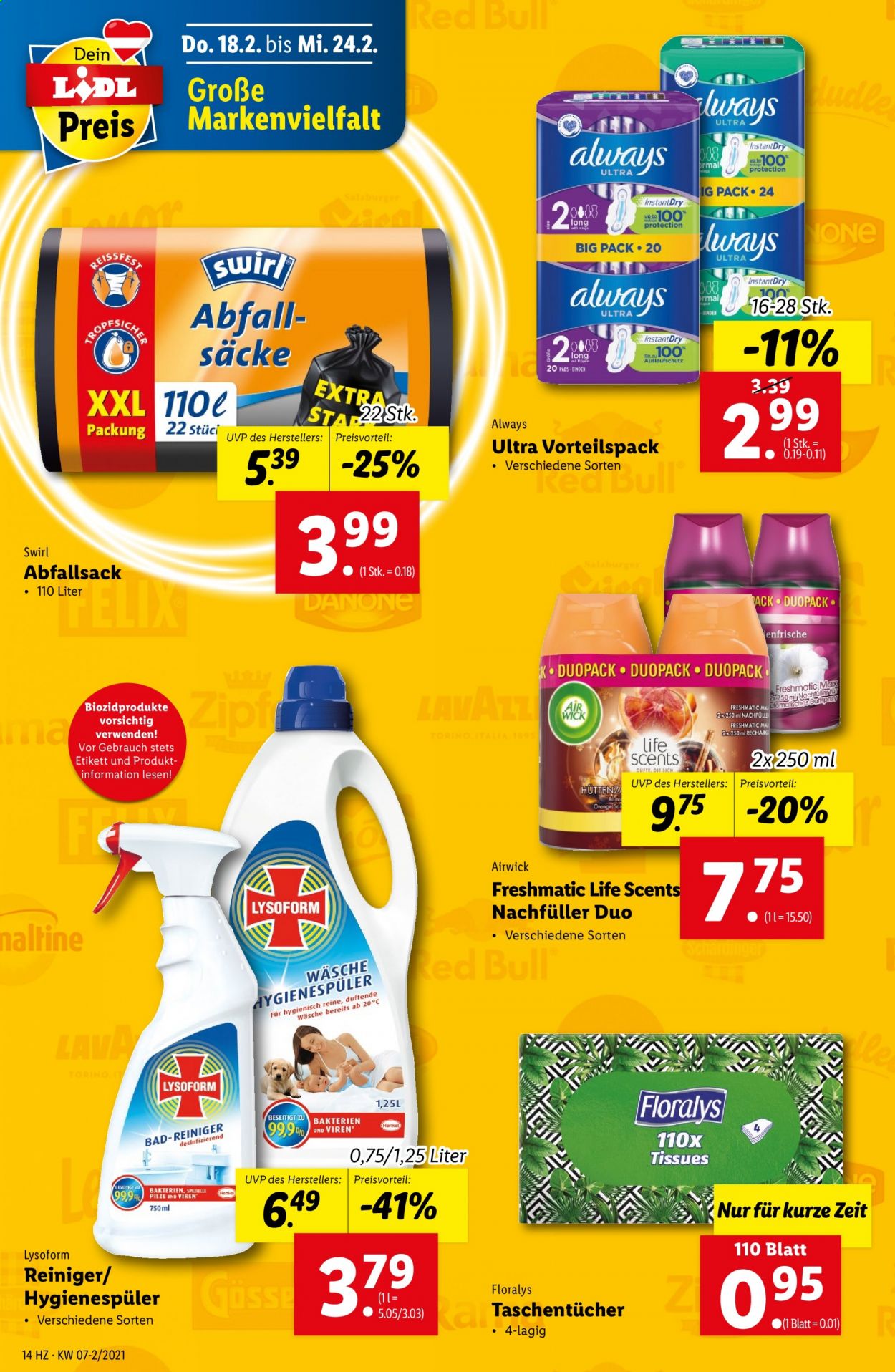 Angebote Lidl - 18.2.2021 - 24.2.2021. Seite 14