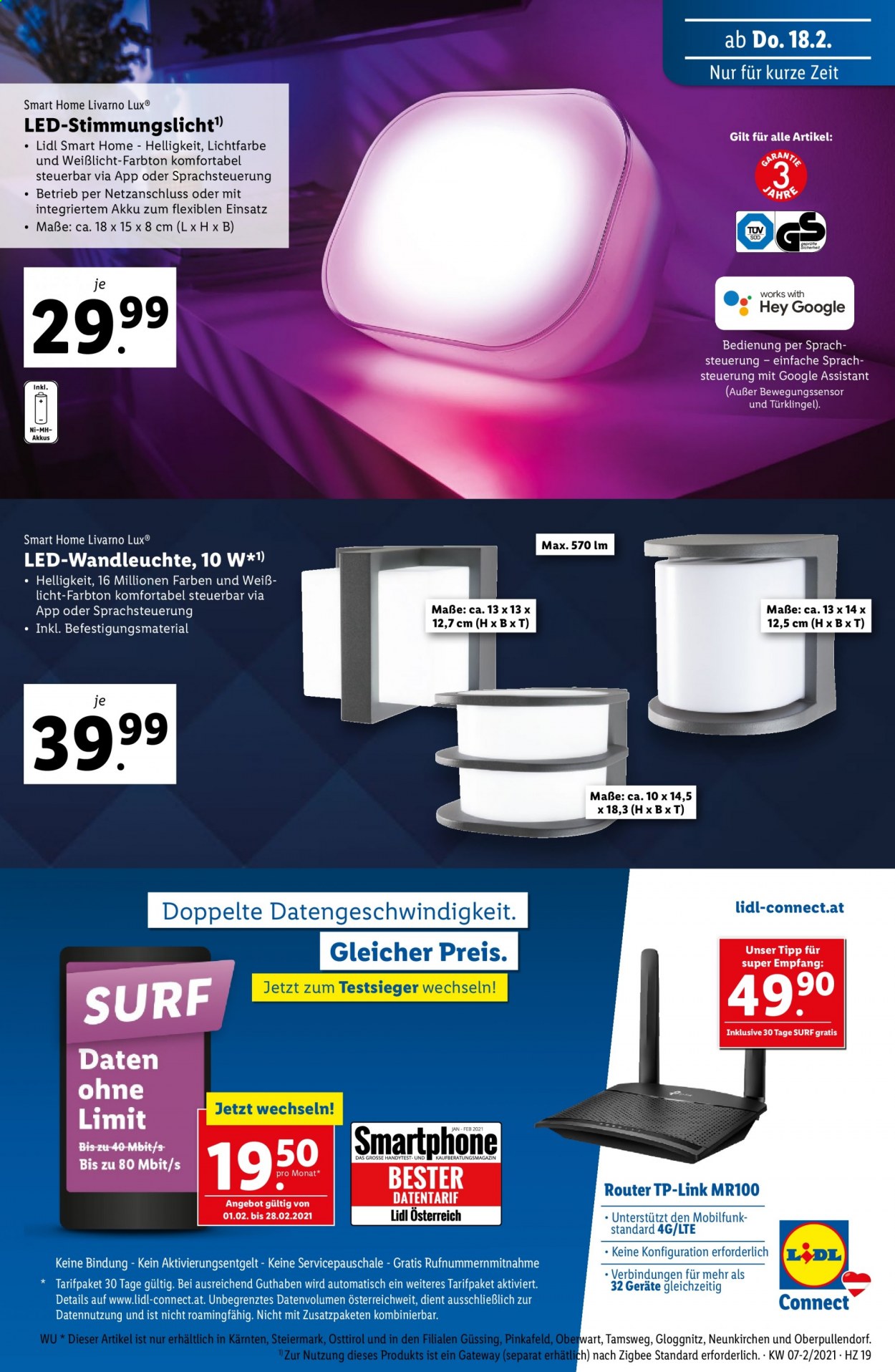Angebote Lidl - 18.2.2021 - 24.2.2021. Seite 19