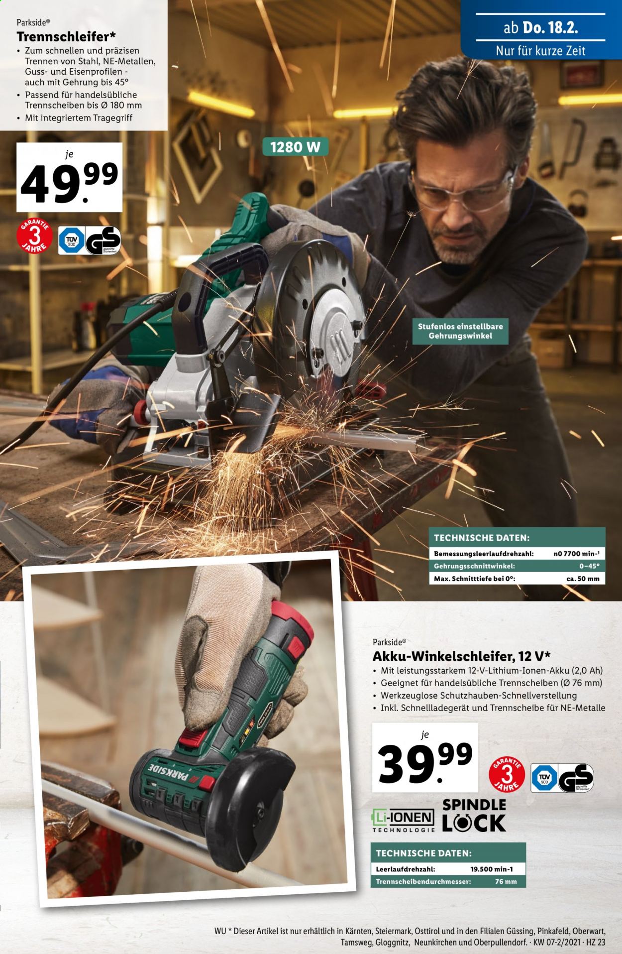 Angebote Lidl - 18.2.2021 - 24.2.2021. Seite 23
