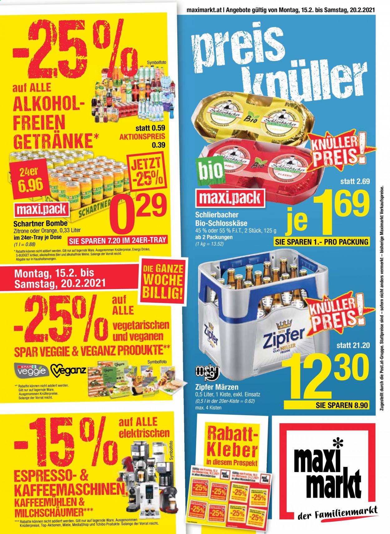 Angebote Maximarkt - 15.2.2021 - 20.2.2021. Seite 1
