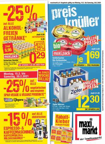 Angebote Maximarkt - 15.2.2021 - 20.2.2021.