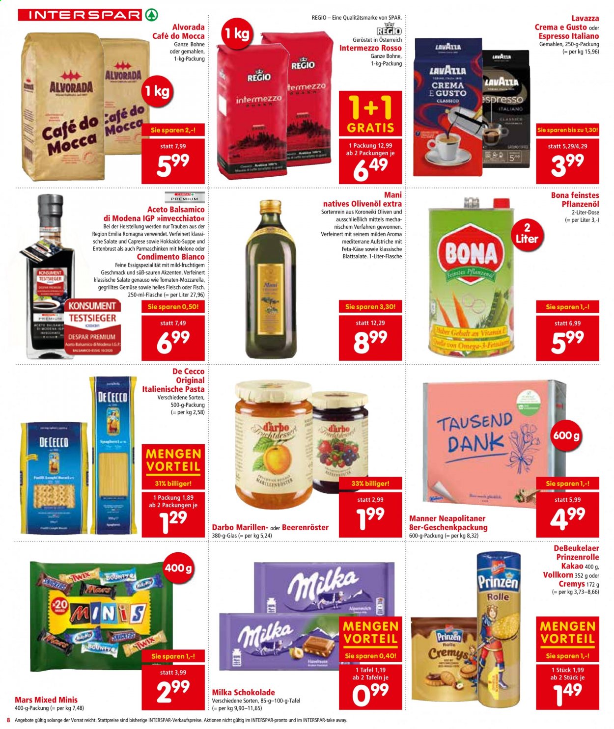 Angebote INTERSPAR - 18.2.2021 - 3.3.2021. Seite 8