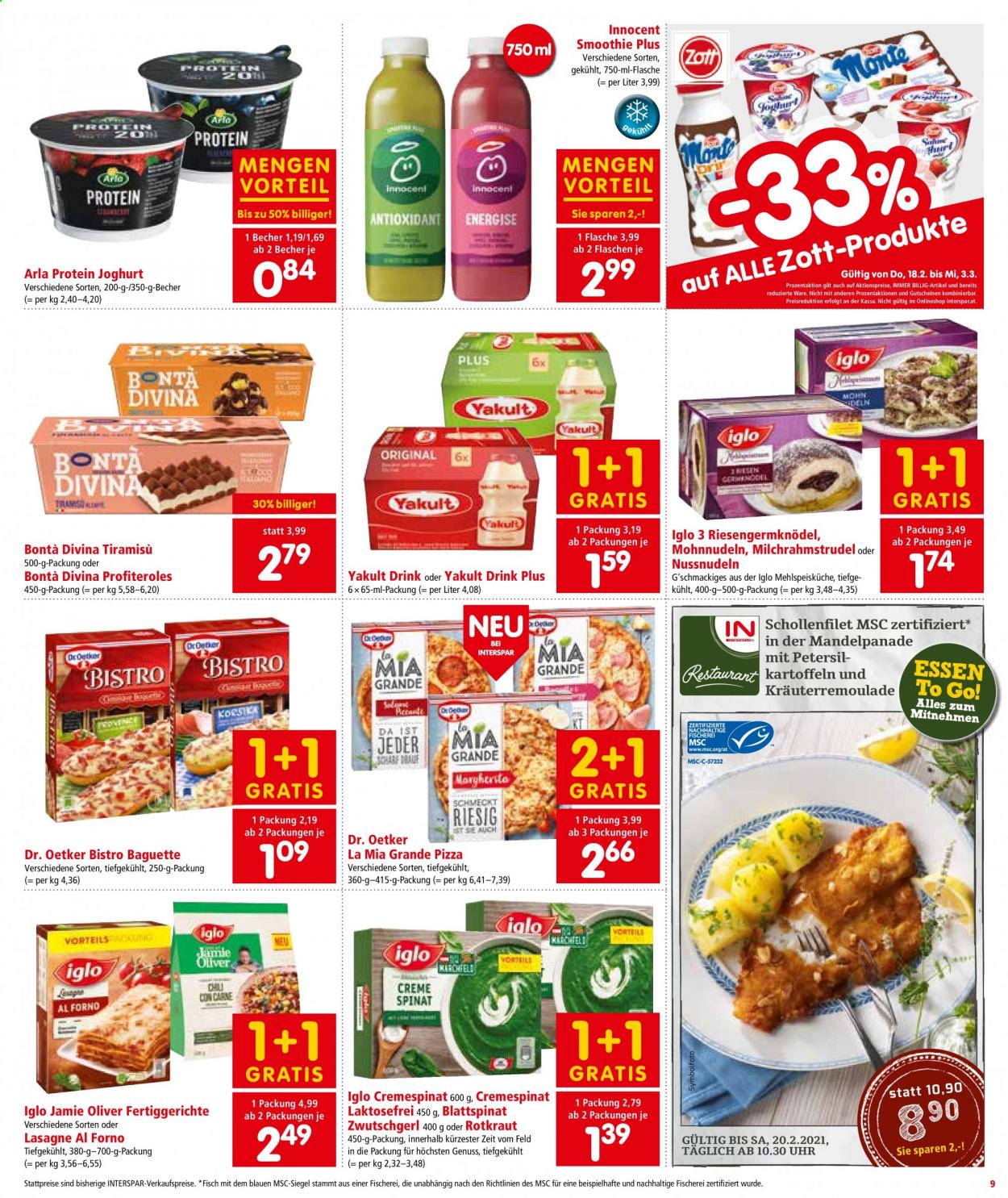 Angebote INTERSPAR - 18.2.2021 - 3.3.2021. Seite 9