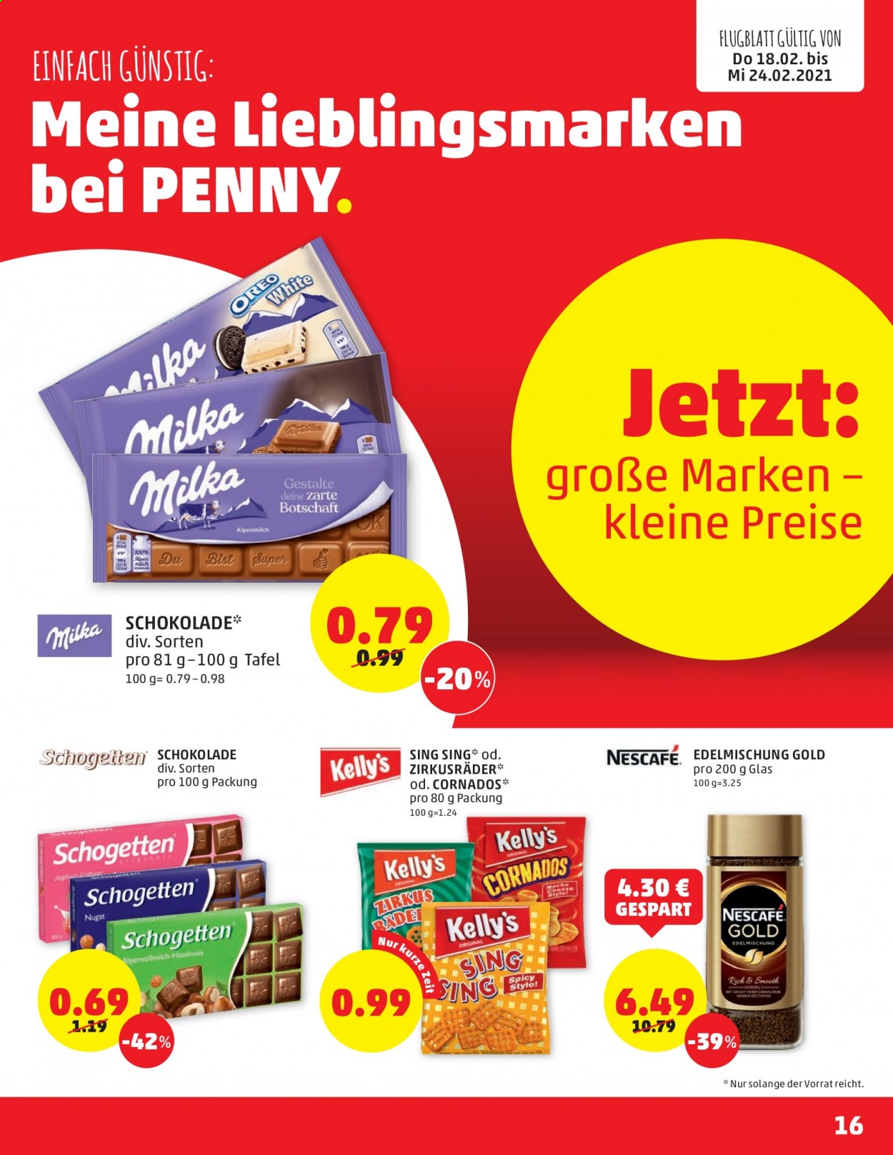 Angebote Penny - 18.2.2021 - 24.2.2021. Seite 16