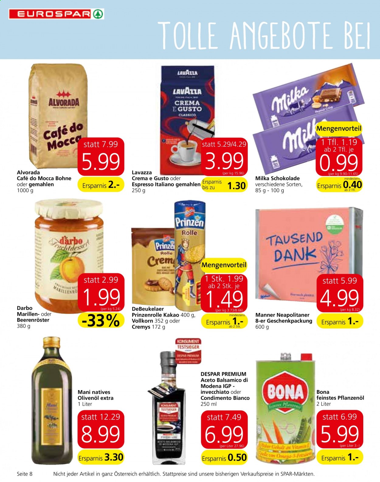 Angebote EUROSPAR - 18.2.2021 - 3.3.2021. Seite 8