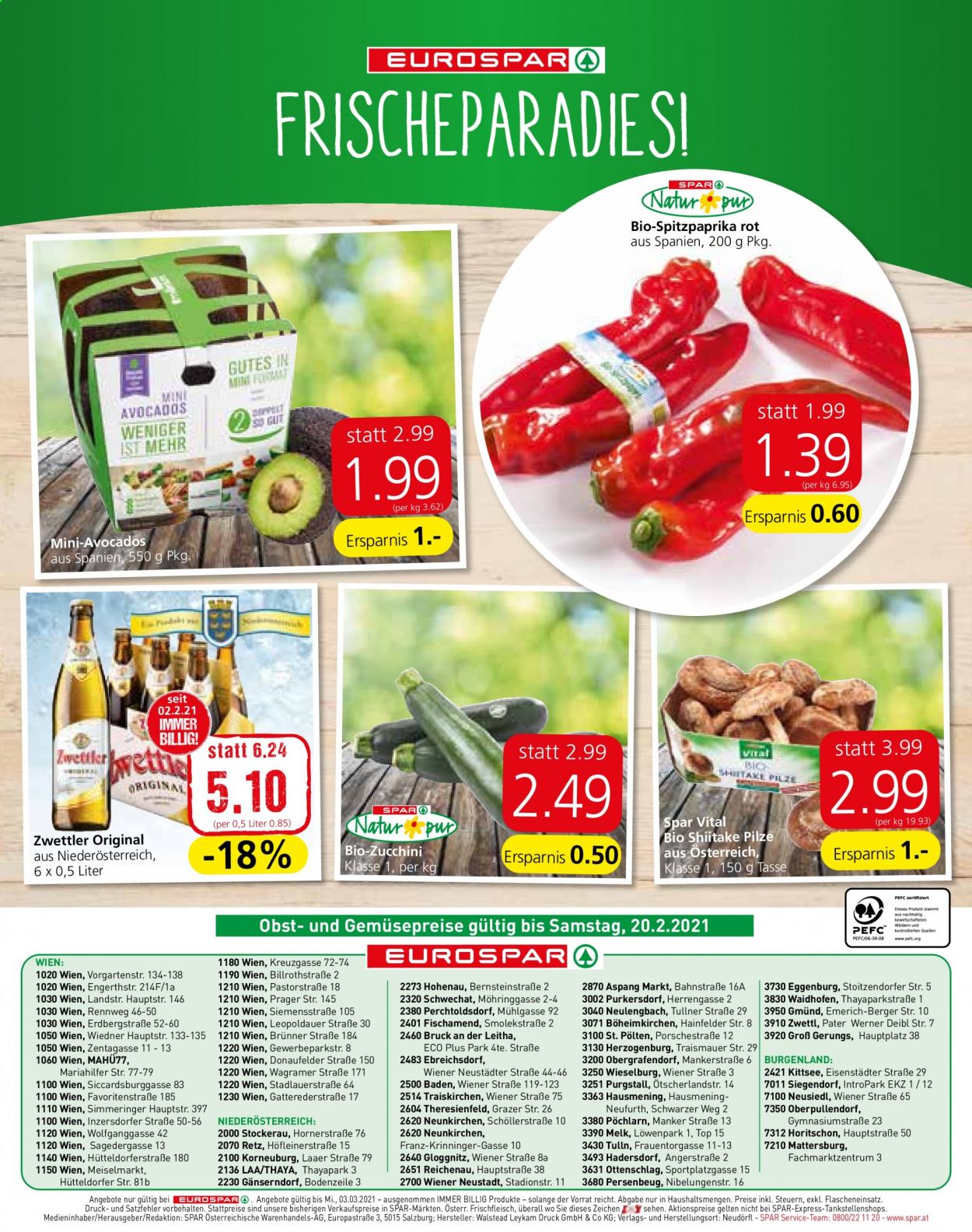 Angebote EUROSPAR - 18.2.2021 - 3.3.2021. Seite 16