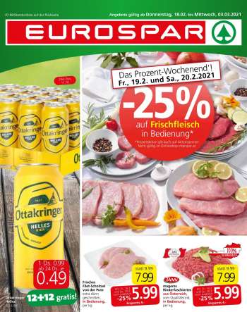 Angebote EUROSPAR - 18.2.2021 - 3.3.2021.