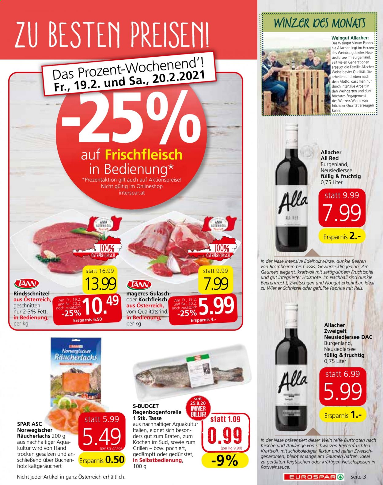 Angebote EUROSPAR - 18.2.2021 - 3.3.2021. Seite 3