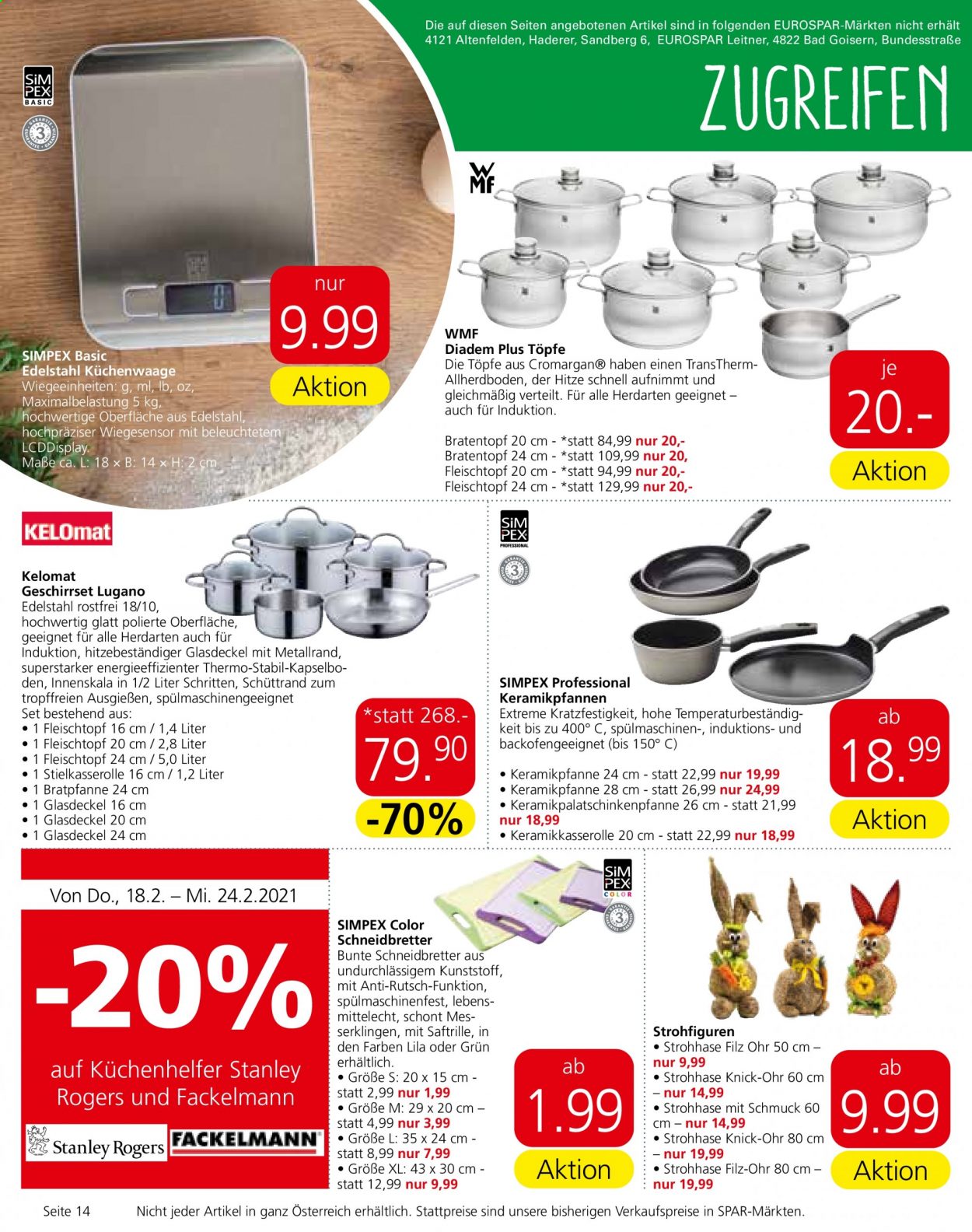Angebote EUROSPAR - 18.2.2021 - 3.3.2021. Seite 14