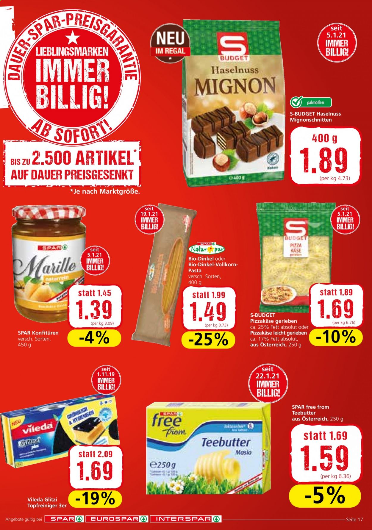 Angebote EUROSPAR - 18.2.2021 - 3.3.2021. Seite 17