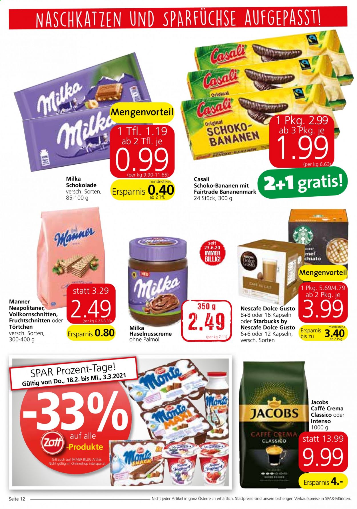 Angebote EUROSPAR - 18.2.2021 - 3.3.2021. Seite 12
