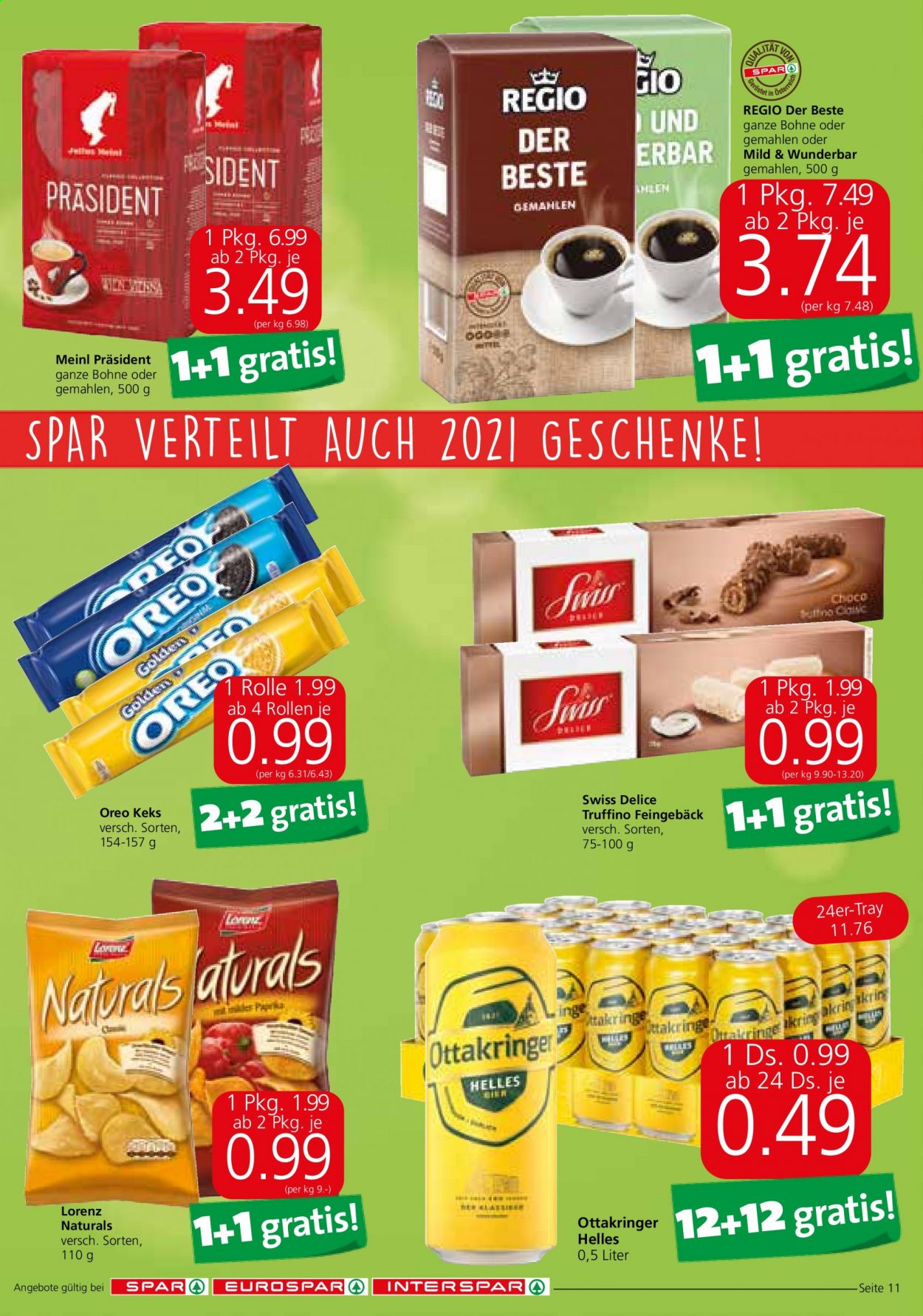 Angebote EUROSPAR - 18.2.2021 - 3.3.2021. Seite 11