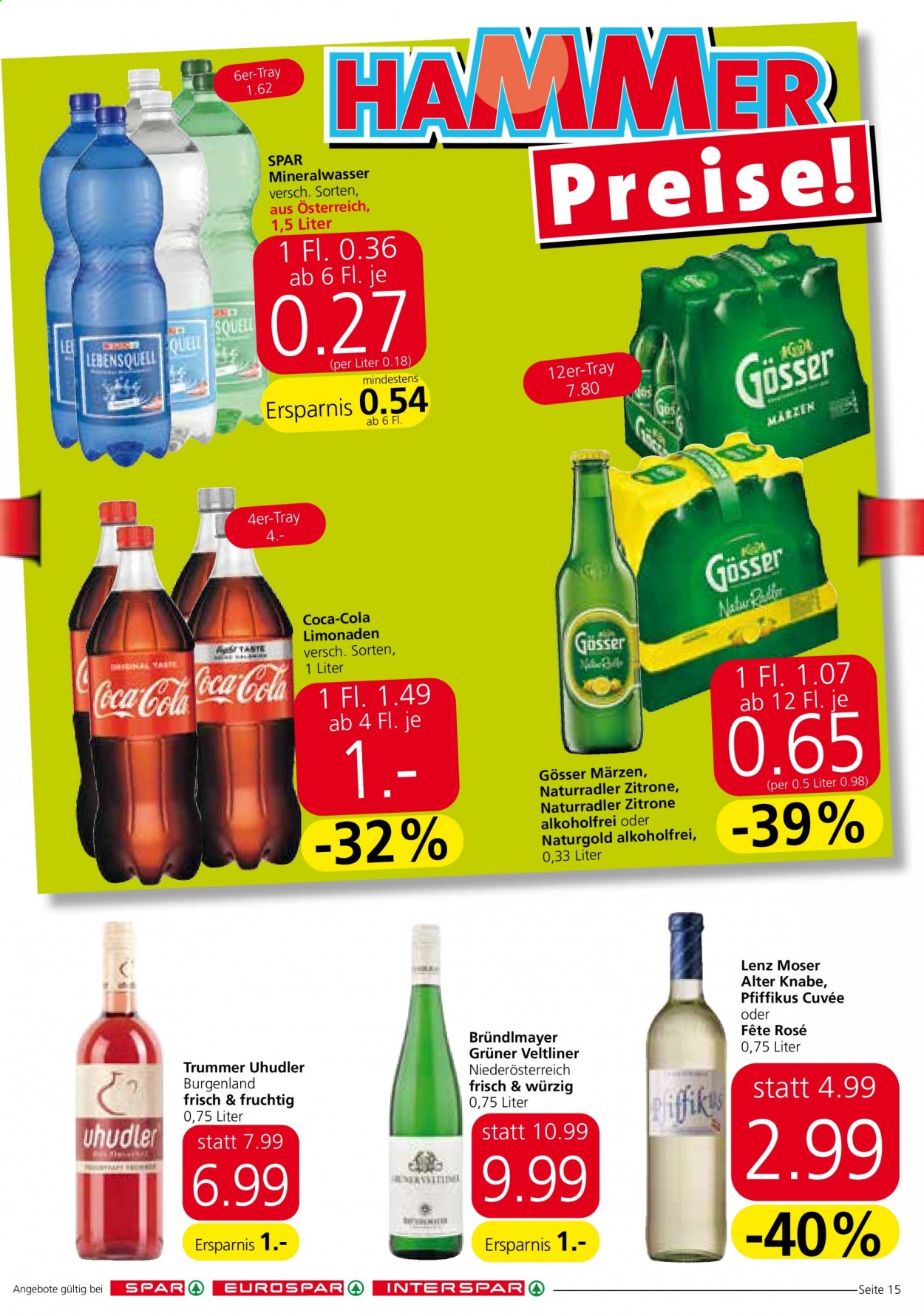 Angebote EUROSPAR - 18.2.2021 - 3.3.2021. Seite 15