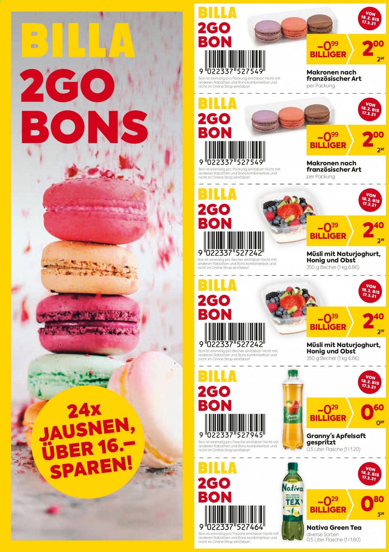 Angebote Billa - 18.2.2021 - 24.2.2021. Seite 14