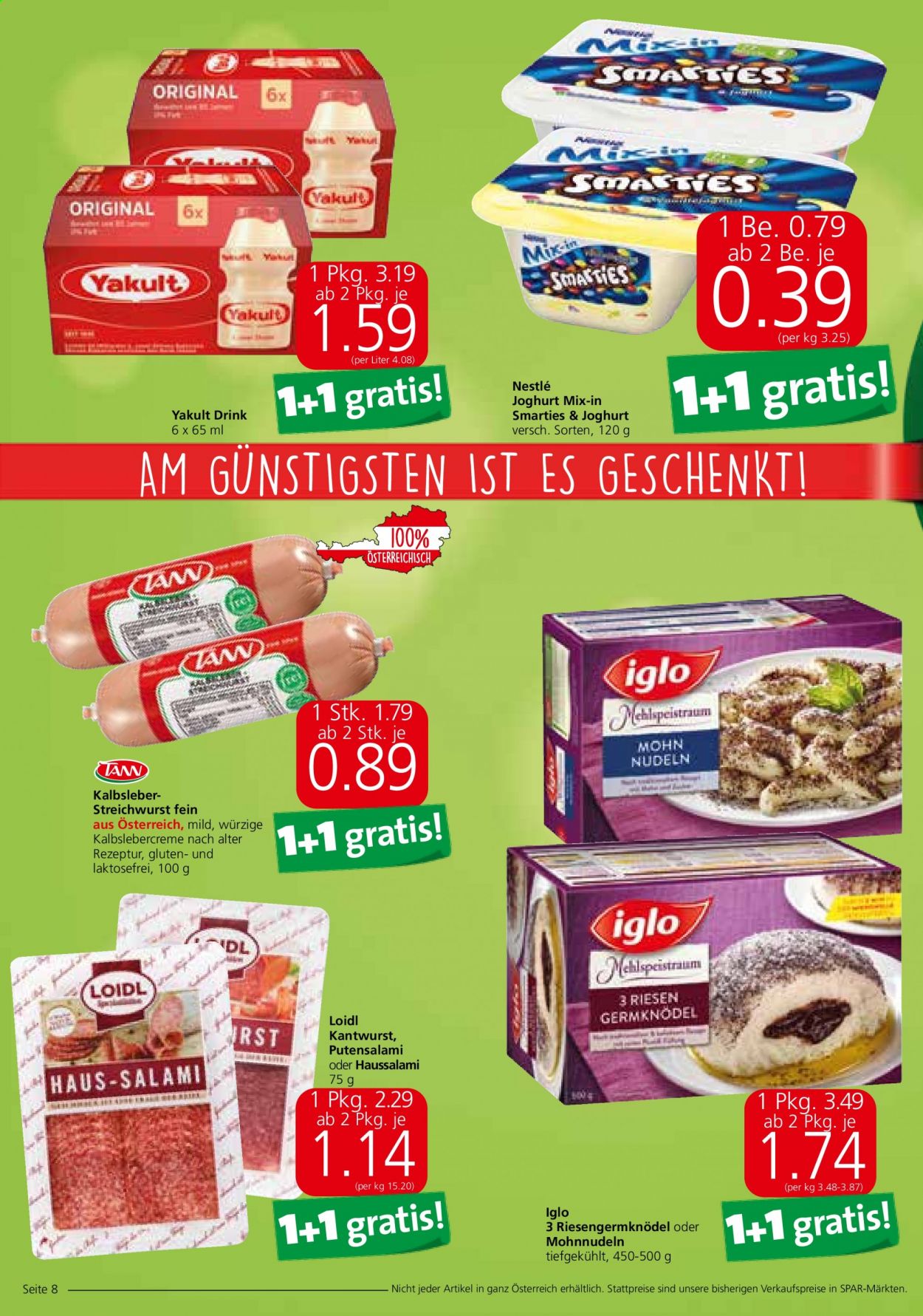 Angebote EUROSPAR - 18.2.2021 - 3.3.2021. Seite 8