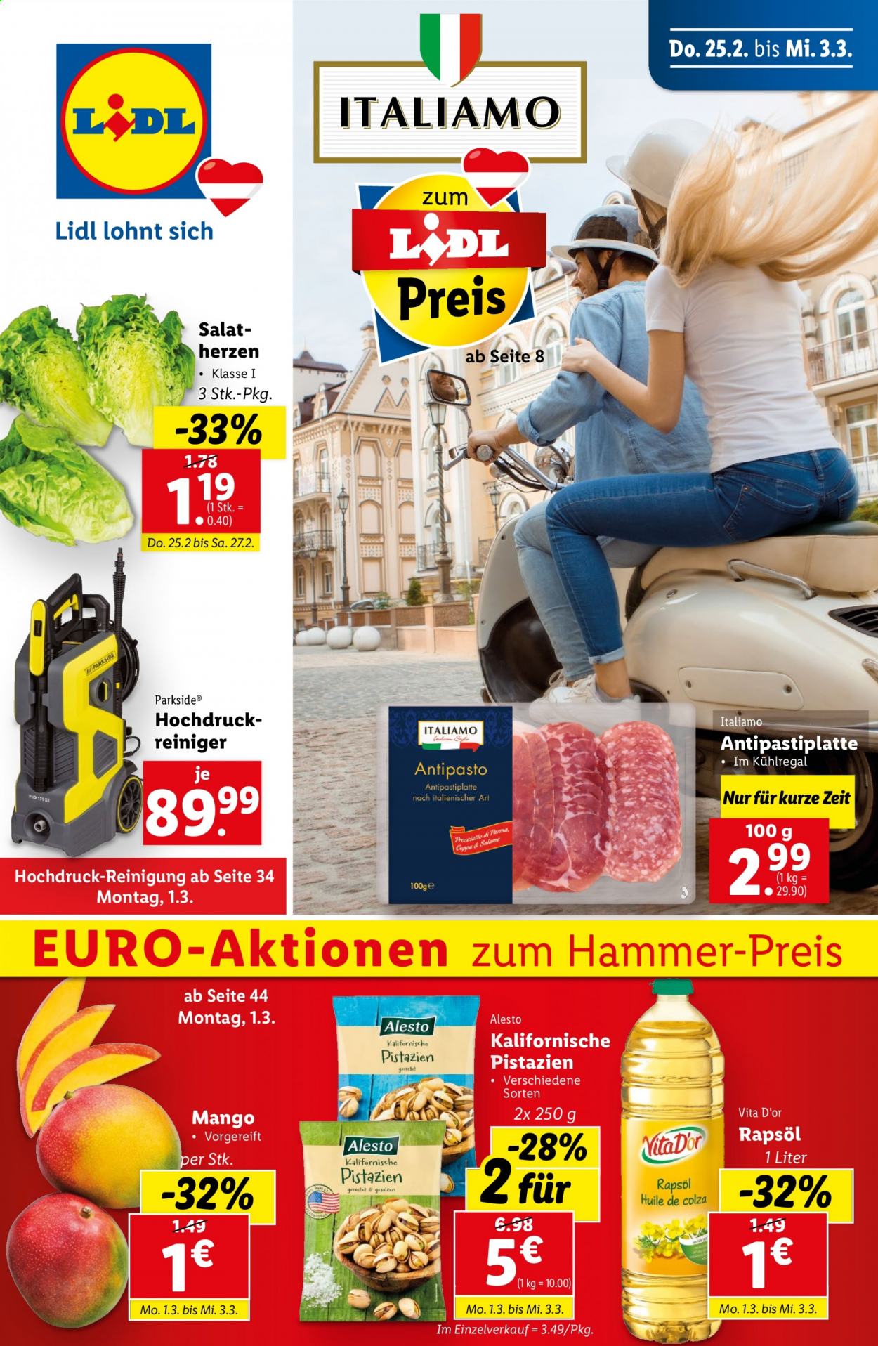 Angebote Lidl - 25.2.2021 - 3.3.2021. Seite 1