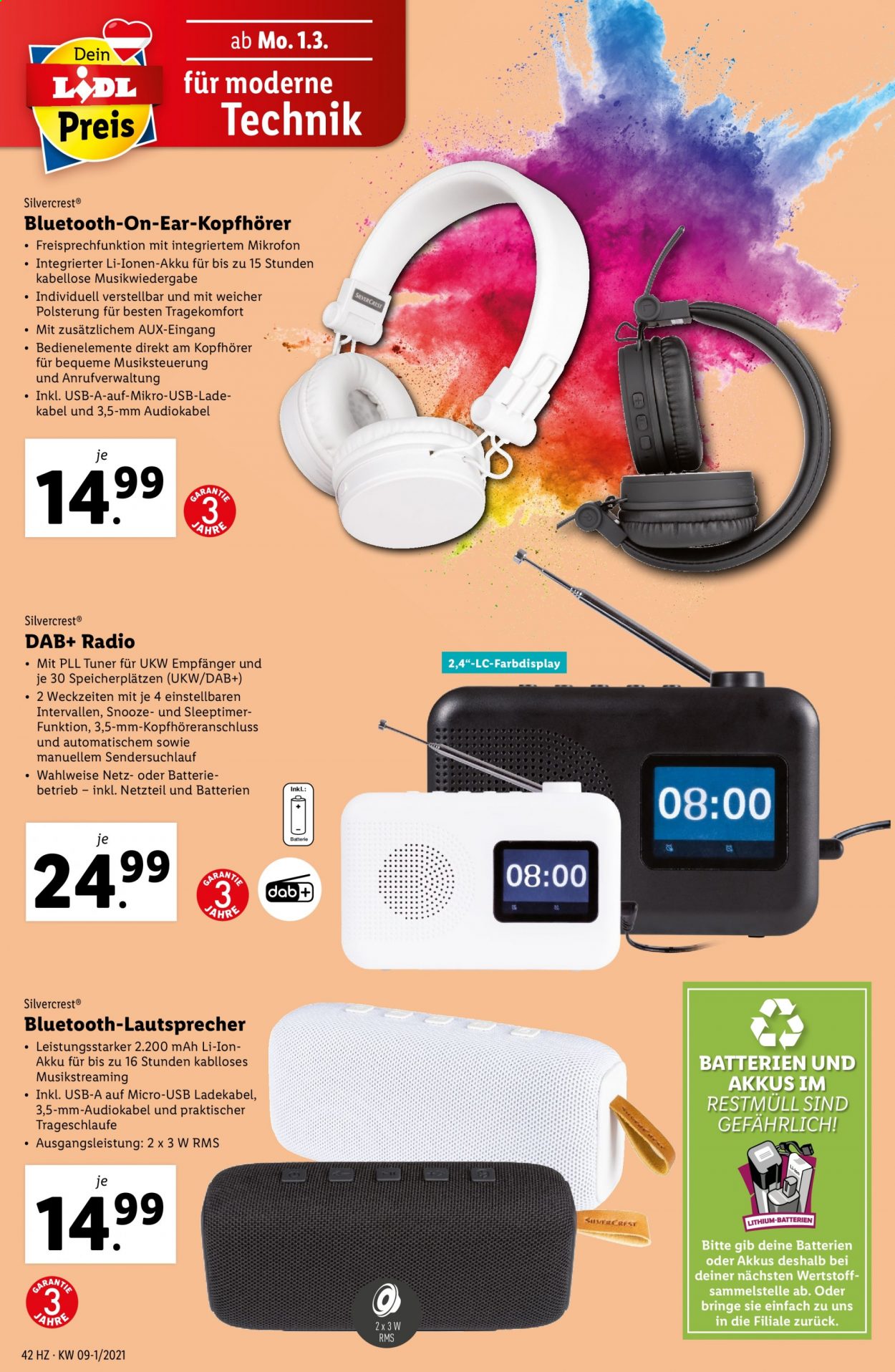 Angebote Lidl - 25.2.2021 - 3.3.2021. Seite 42