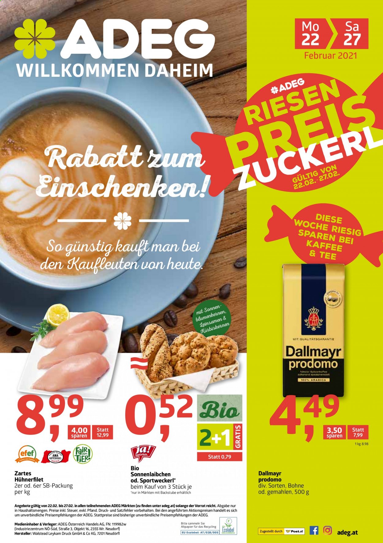 Angebote ADEG - 22.2.2021 - 27.2.2021. Seite 1