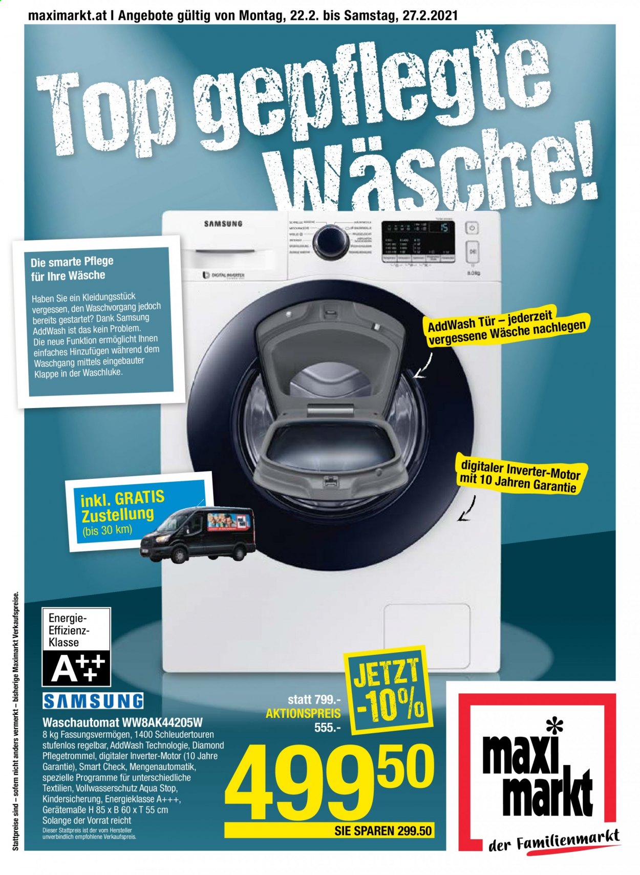 Angebote Maximarkt - 22.2.2021 - 27.2.2021. Seite 1