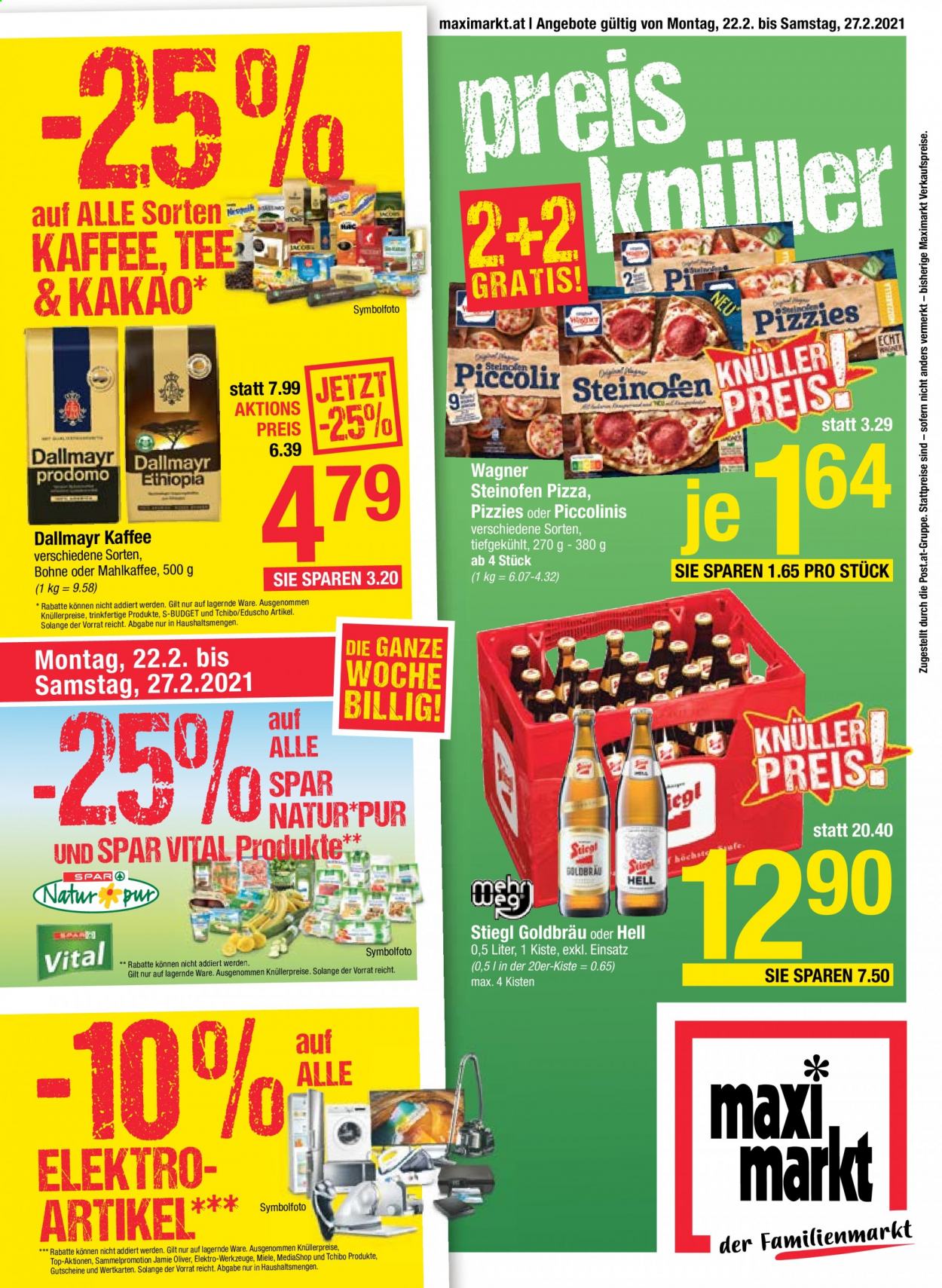 Angebote Maximarkt - 22.2.2021 - 27.2.2021. Seite 1