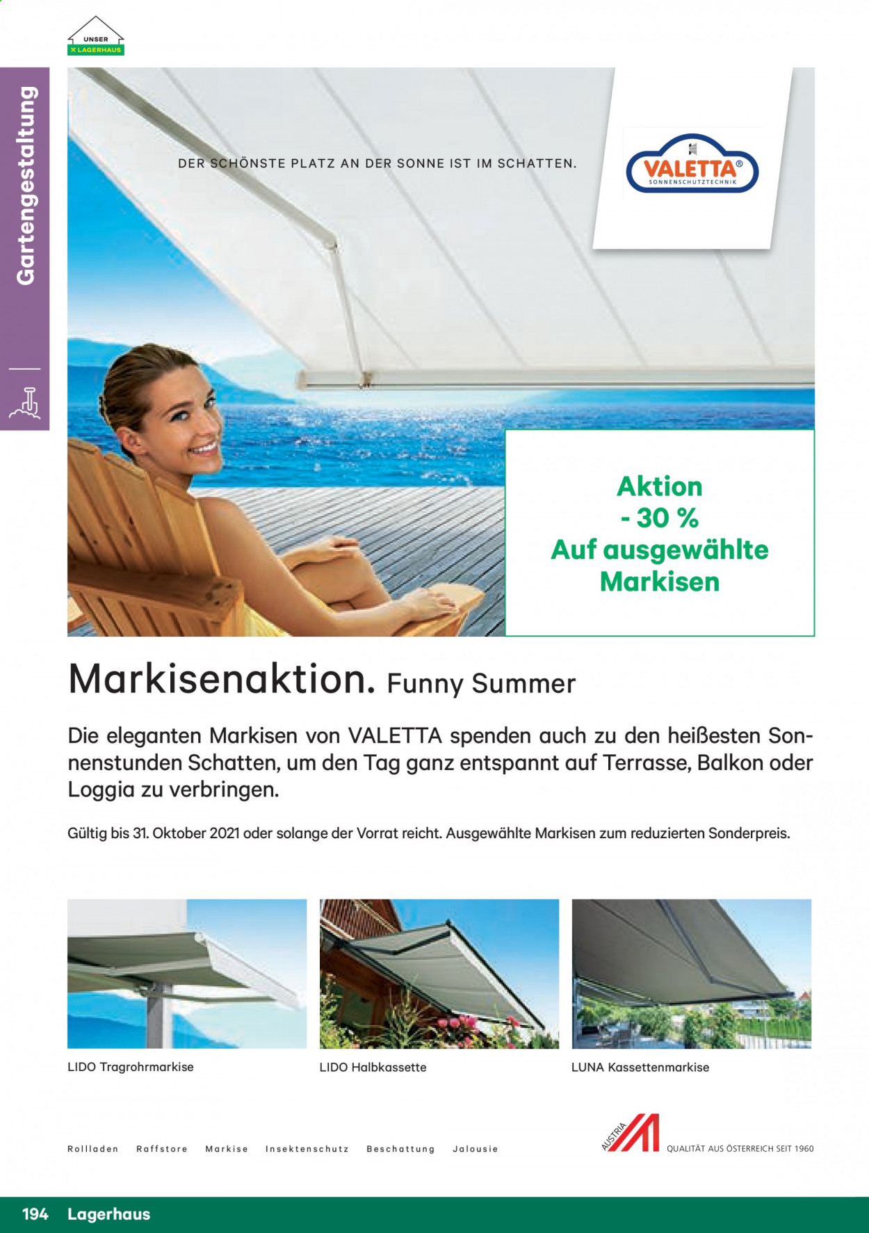 Angebote Lagerhaus - 22.2.2021 - 1.8.2021. Seite 194