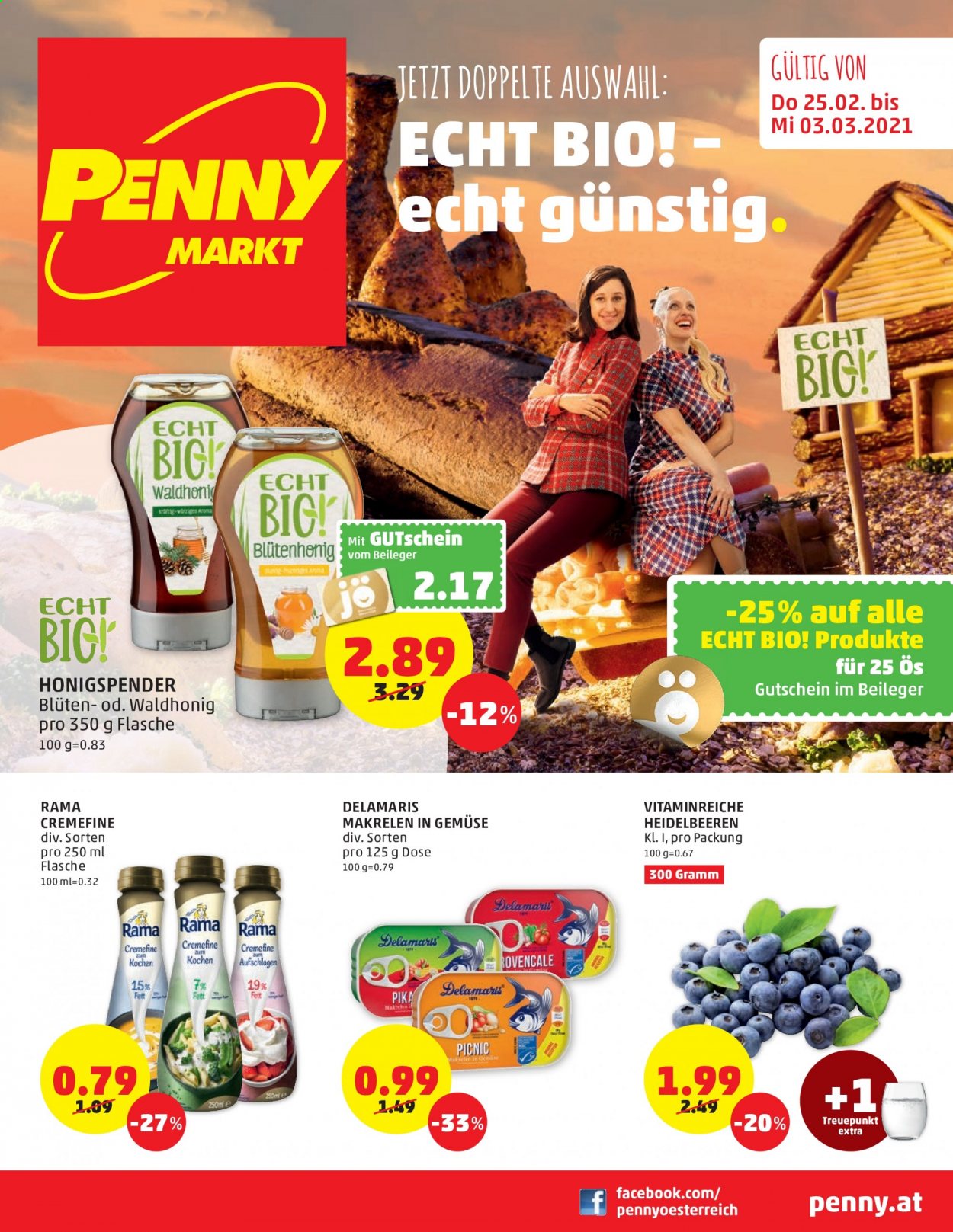 Angebote Penny - 25.2.2021 - 3.3.2021. Seite 1