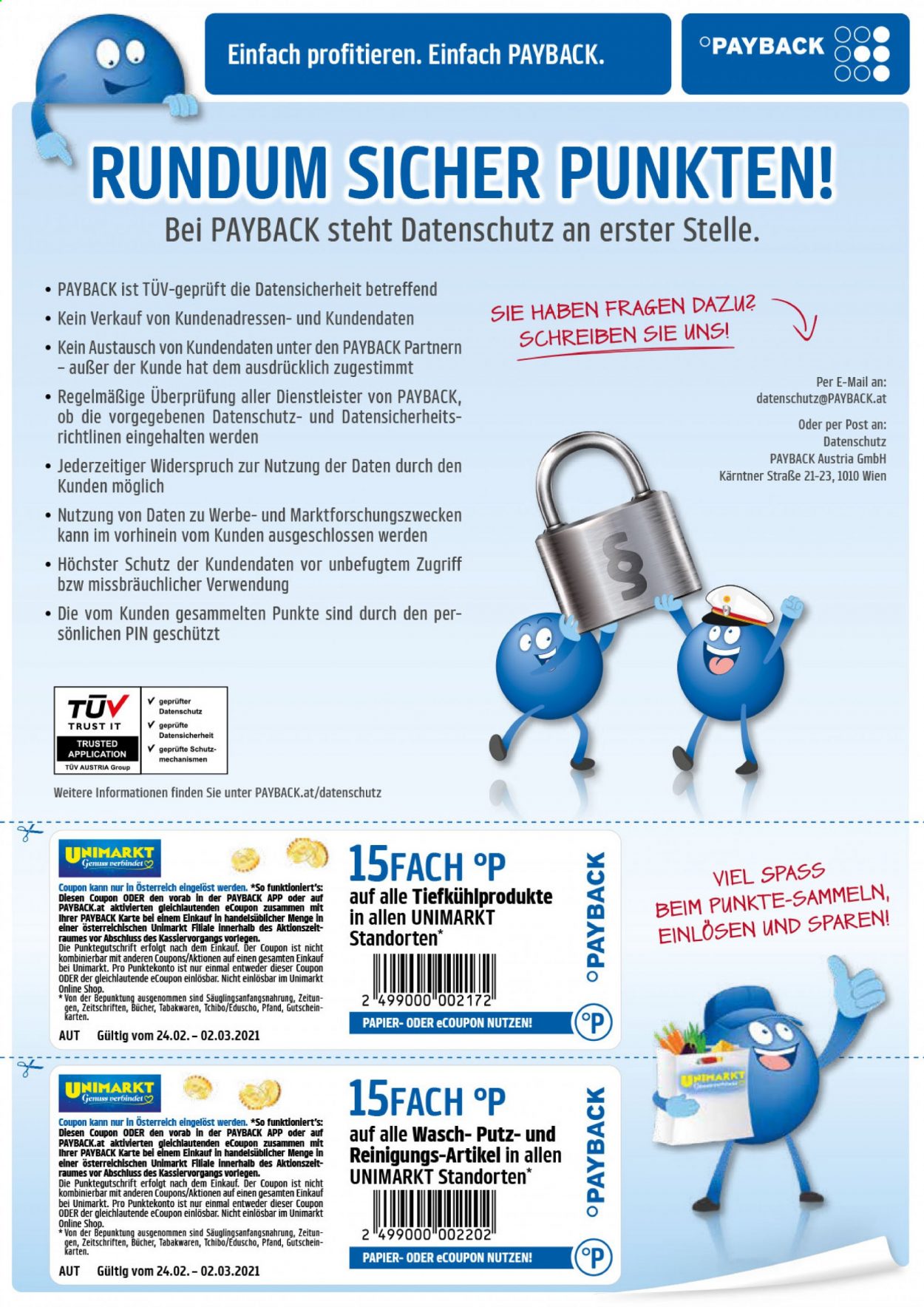 Angebote UNIMARKT - 24.2.2021 - 2.3.2021. Seite 13
