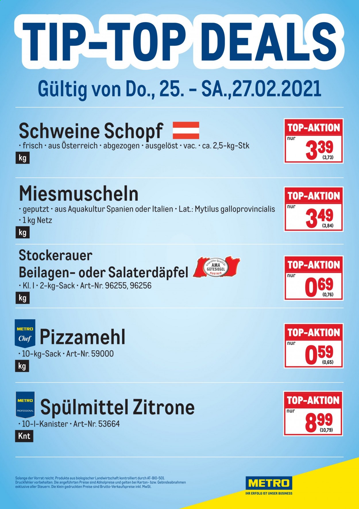 Angebote Metro - 25.2.2021 - 27.2.2021. Seite 6