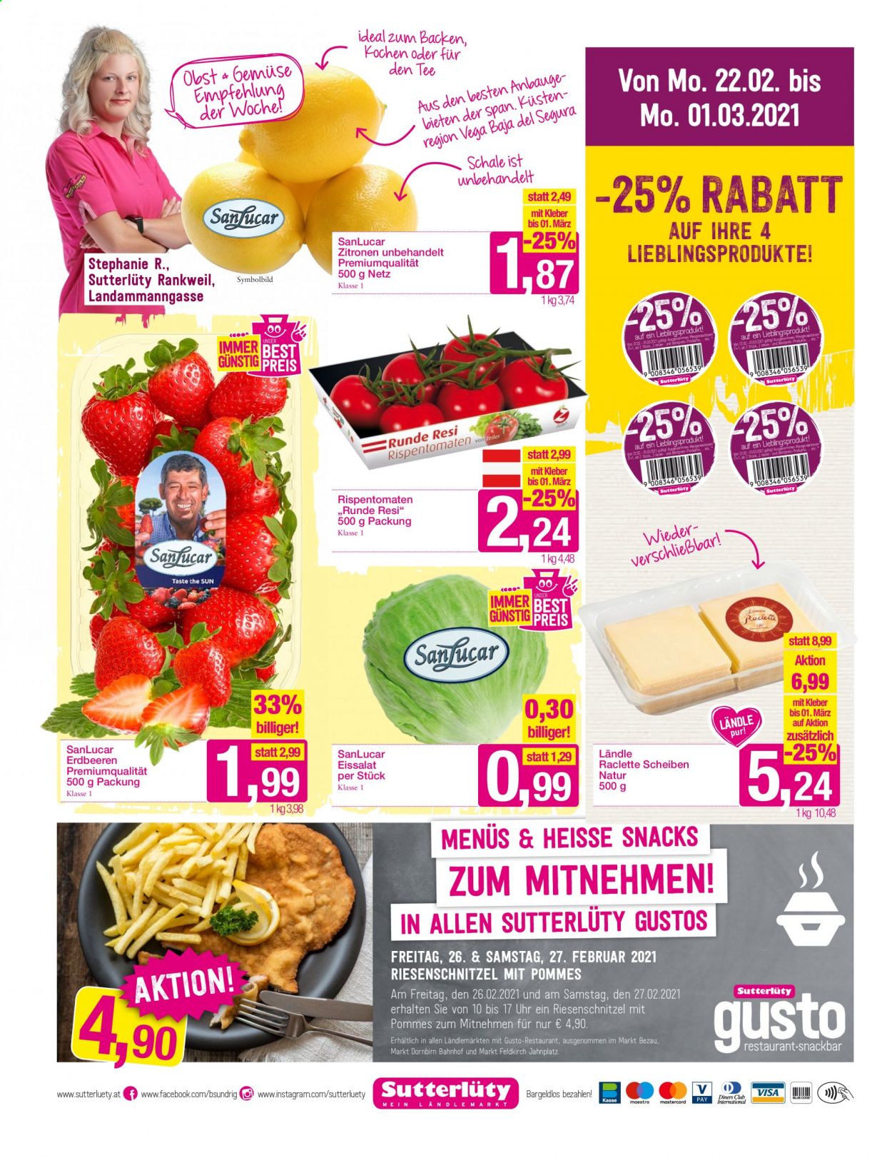 Angebote Sutterlüty - 25.2.2021 - 2.3.2021. Seite 16
