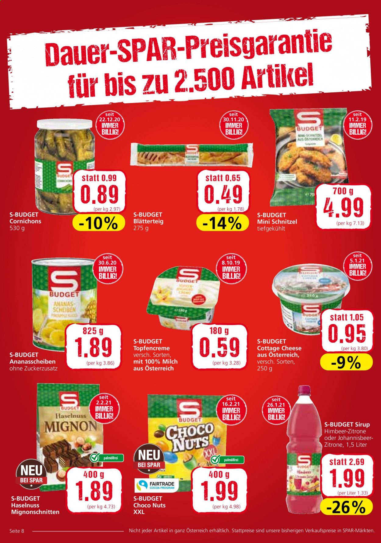 Angebote SPAR - 25.2.2021 - 3.3.2021. Seite 8