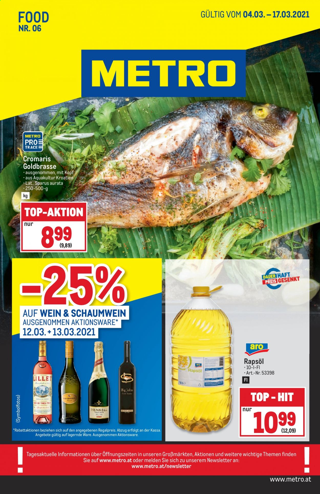 Angebote Metro - 4.3.2021 - 17.3.2021. Seite 1