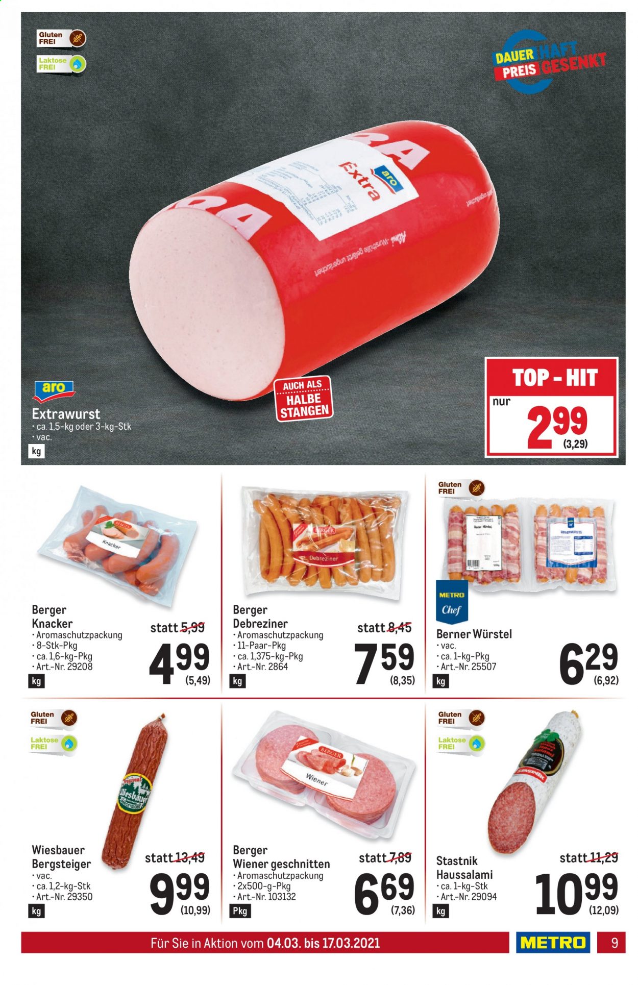 Angebote Metro - 4.3.2021 - 17.3.2021. Seite 9