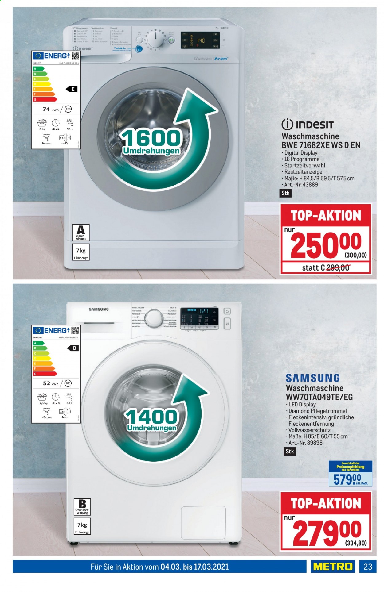 Angebote Metro - 4.3.2021 - 17.3.2021. Seite 23