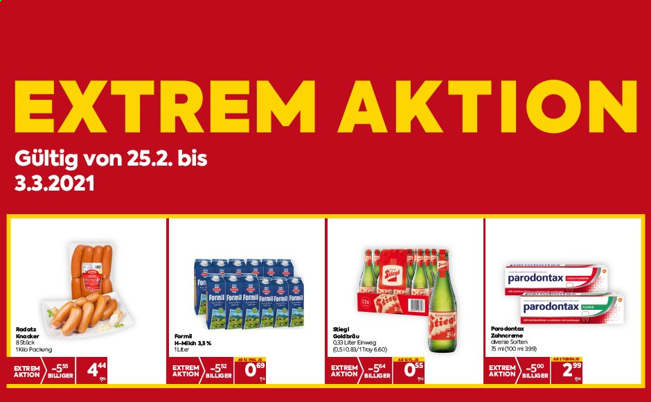 Angebote Billa - 25.2.2021 - 3.3.2021. Seite 1