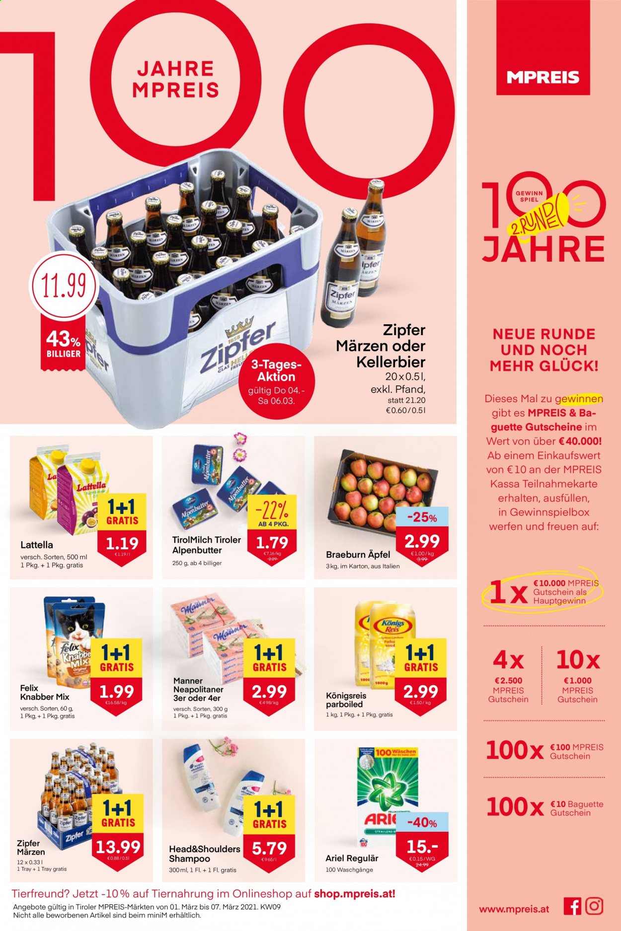 Angebote MPREIS - 1.3.2021 - 7.3.2021. Seite 1