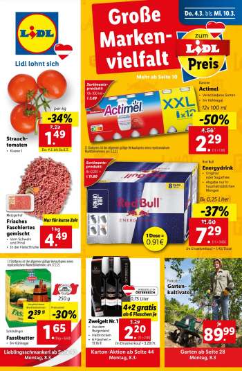 Angebote Lidl - 4.3.2021 - 10.3.2021.