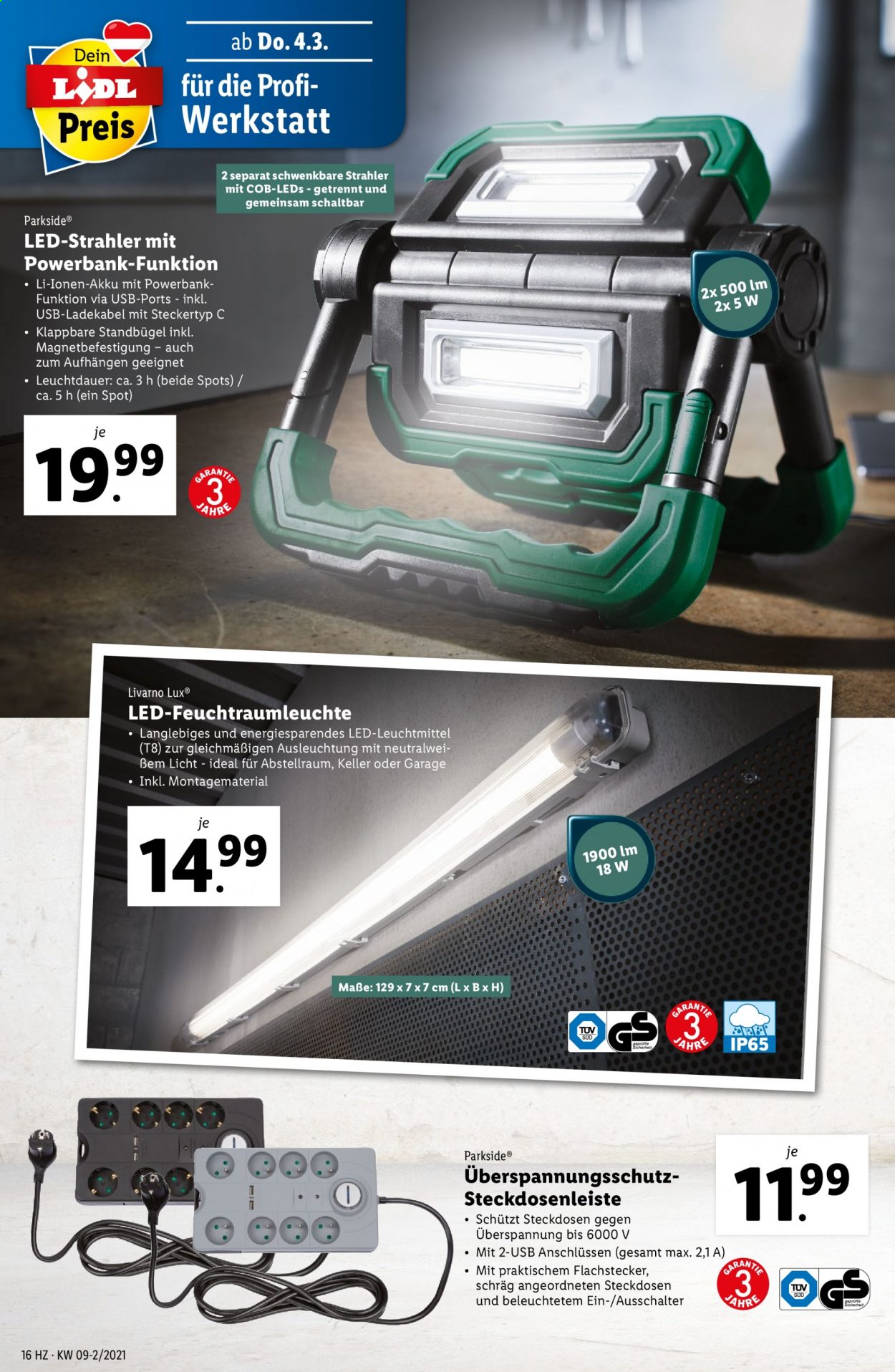 Angebote Lidl - 4.3.2021 - 10.3.2021. Seite 16