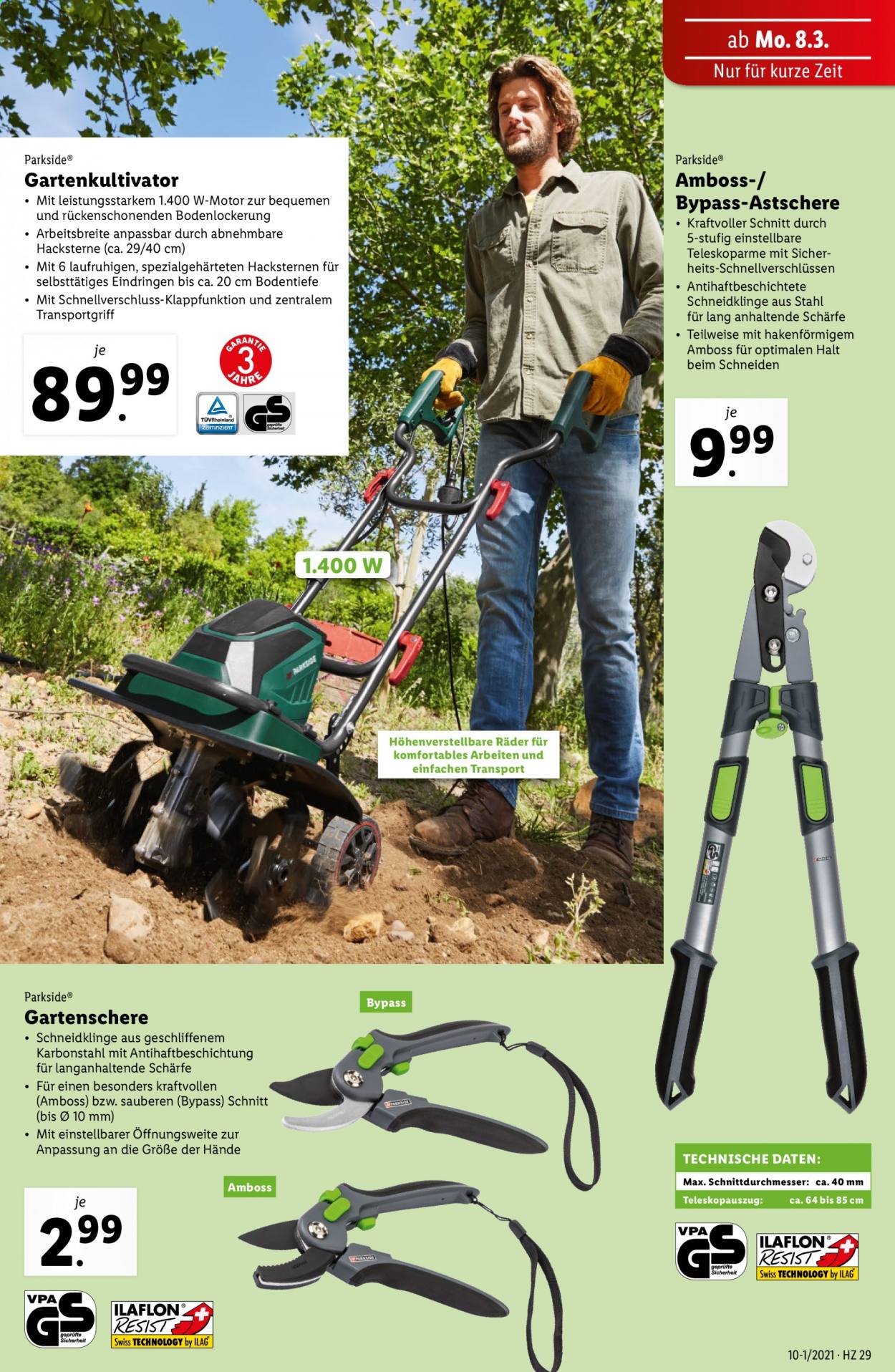 Angebote Lidl - 4.3.2021 - 10.3.2021. Seite 29