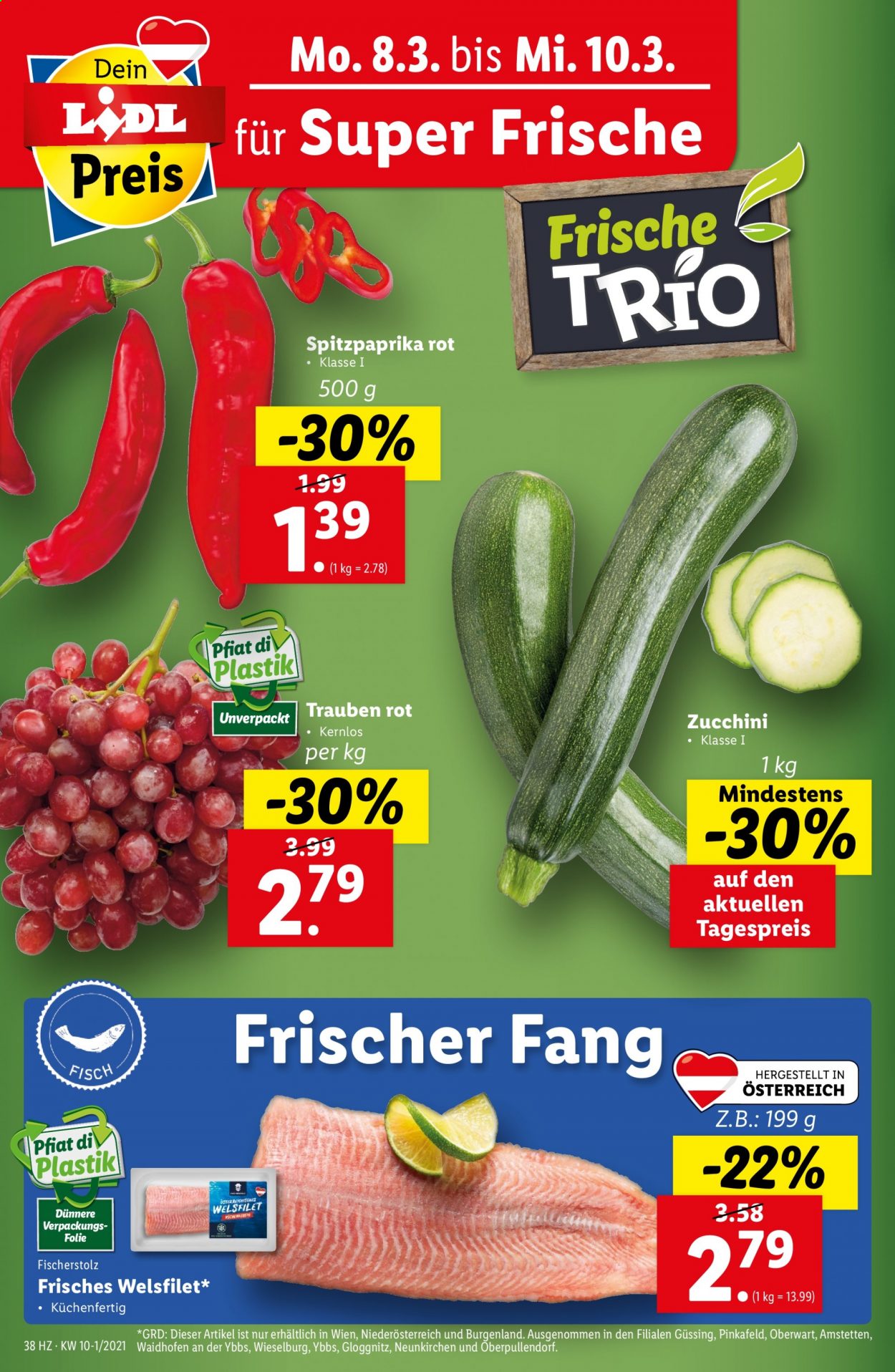 Angebote Lidl - 4.3.2021 - 10.3.2021. Seite 38
