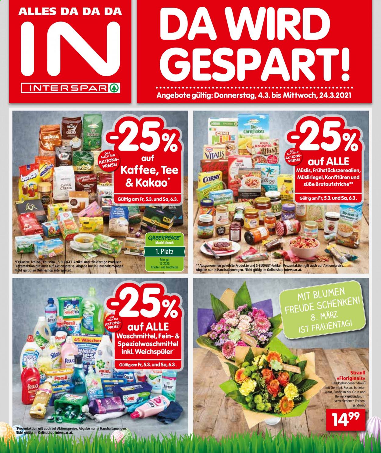 Angebote INTERSPAR - 4.3.2021 - 24.3.2021. Seite 1