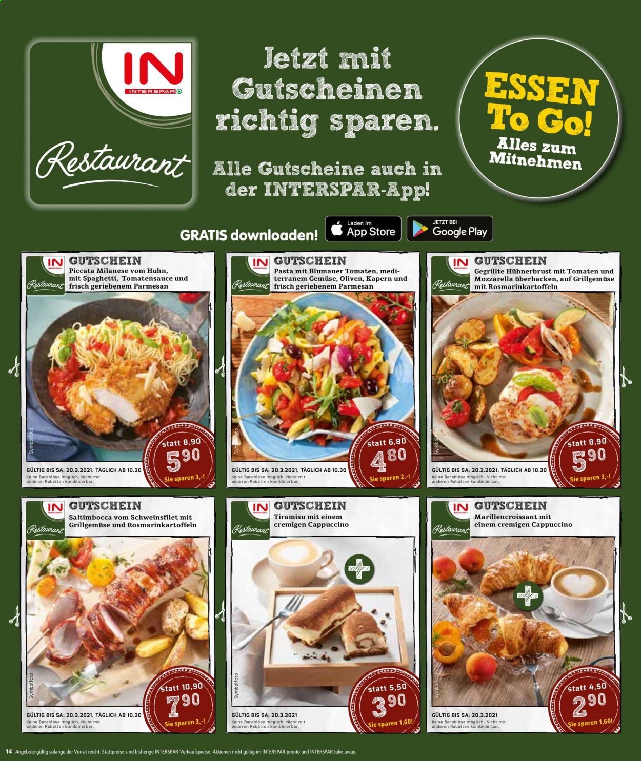Angebote INTERSPAR - 4.3.2021 - 24.3.2021. Seite 14