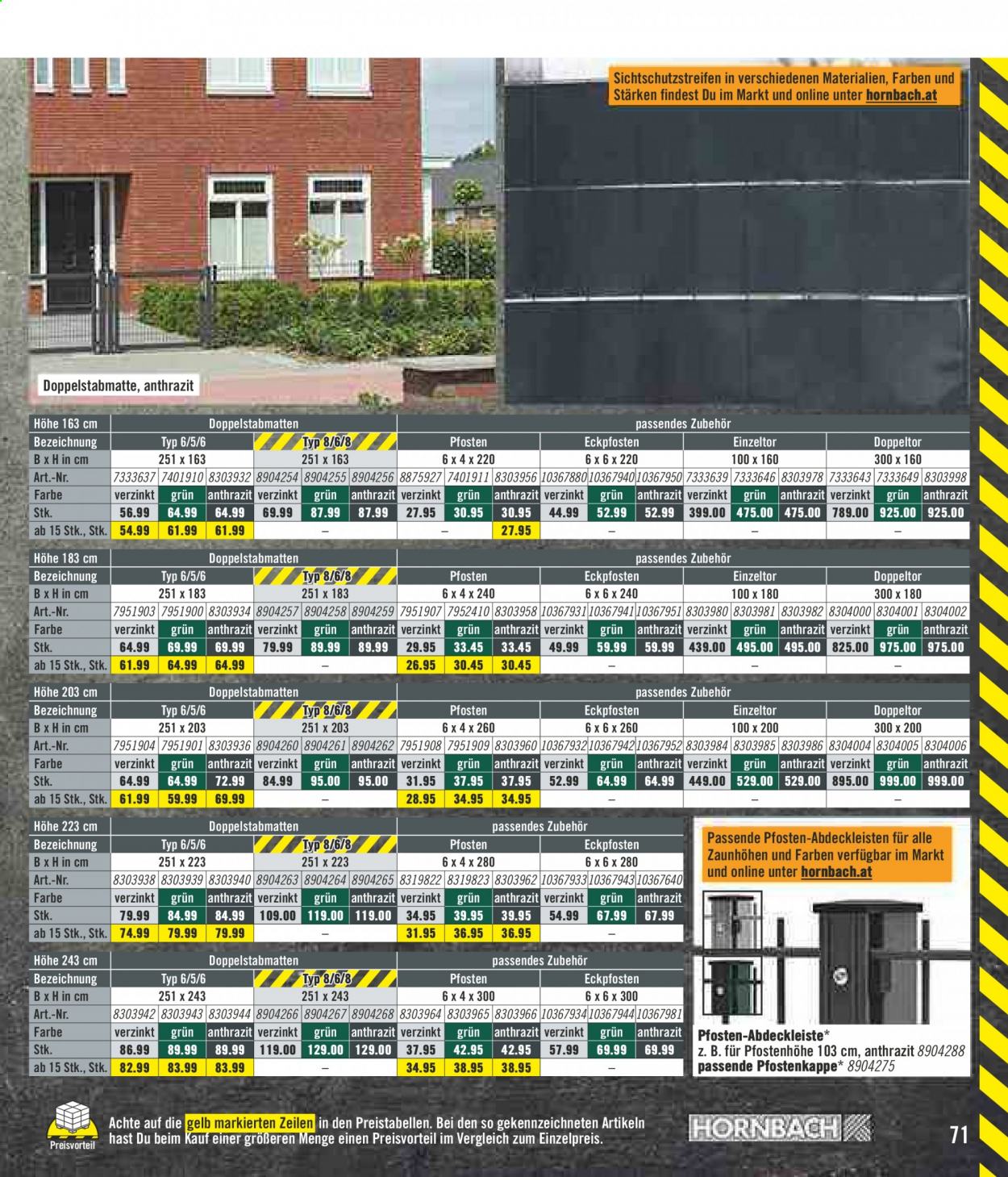 Angebote Hornbach - 1.3.2021 - 17.4.2021. Seite 71