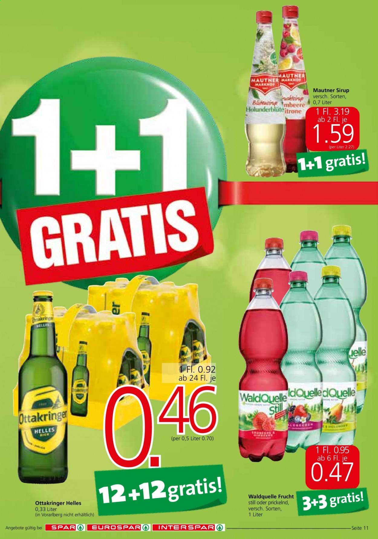 Angebote SPAR - 4.3.2021 - 24.3.2021. Seite 11