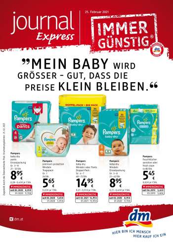 Angebote dm drogerie - 25.2.2021 - 31.3.2021.